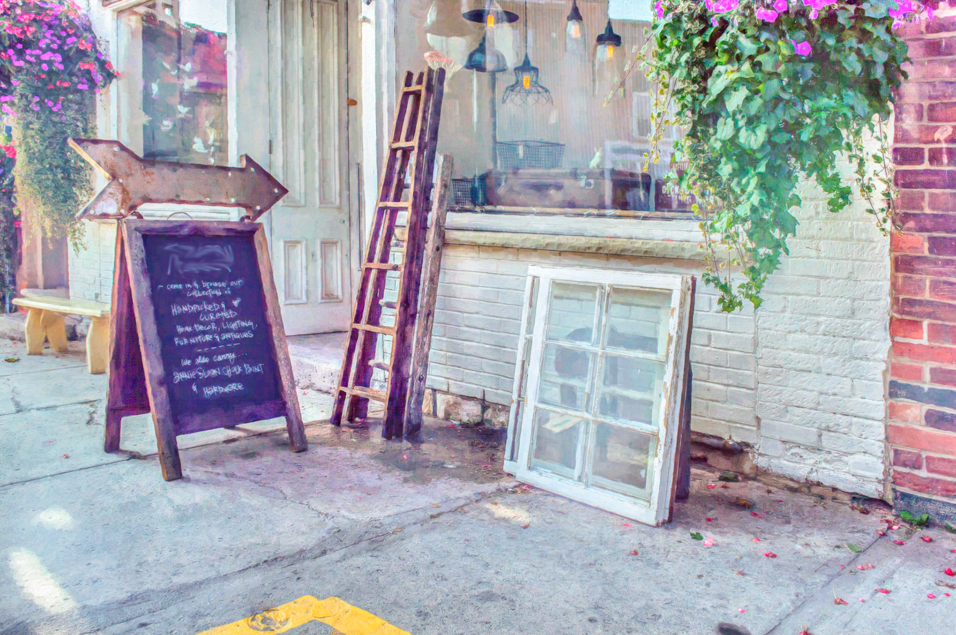 Storefront of a shop in Almonte, ON