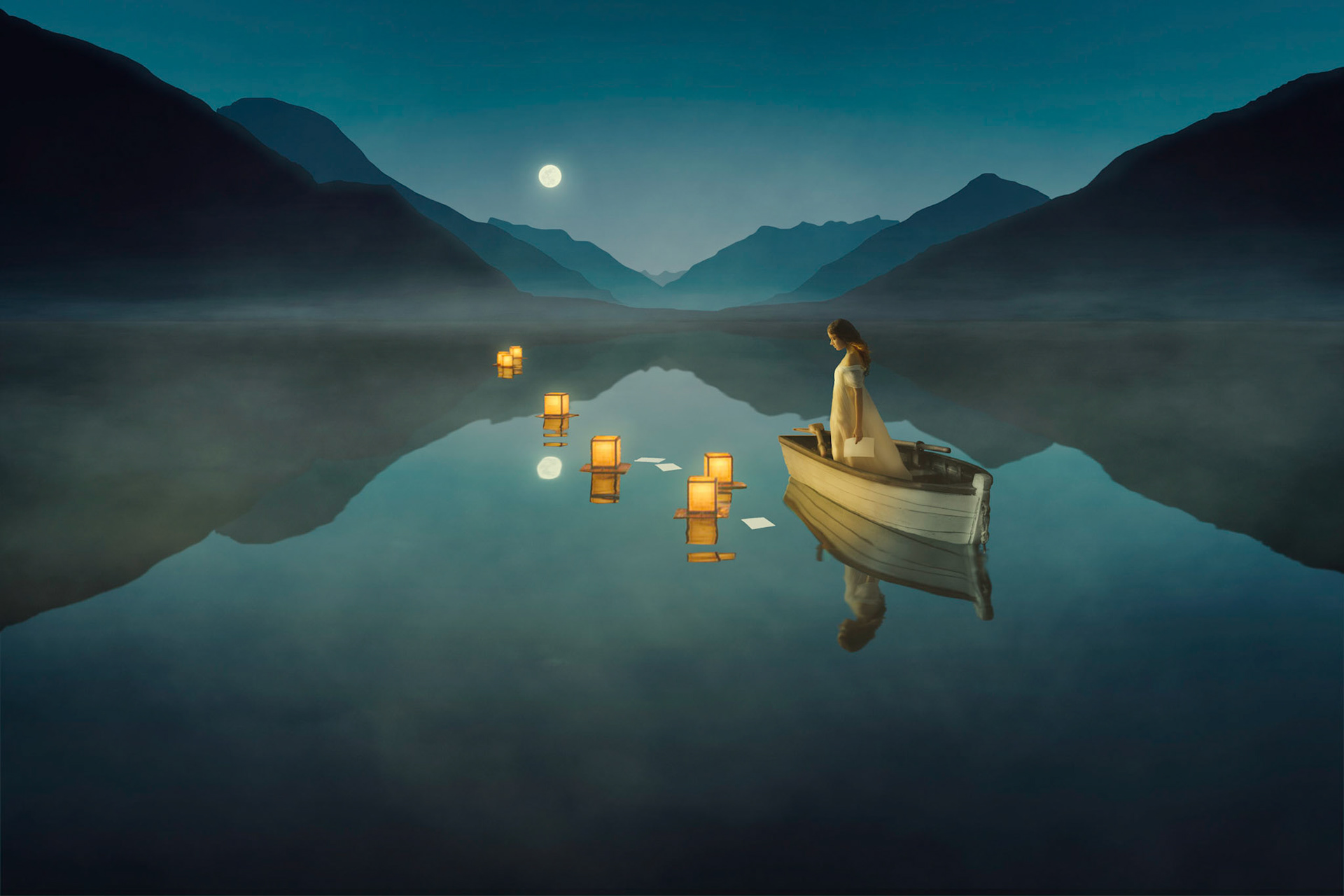 Letter on the Lake, boat, mark hogan