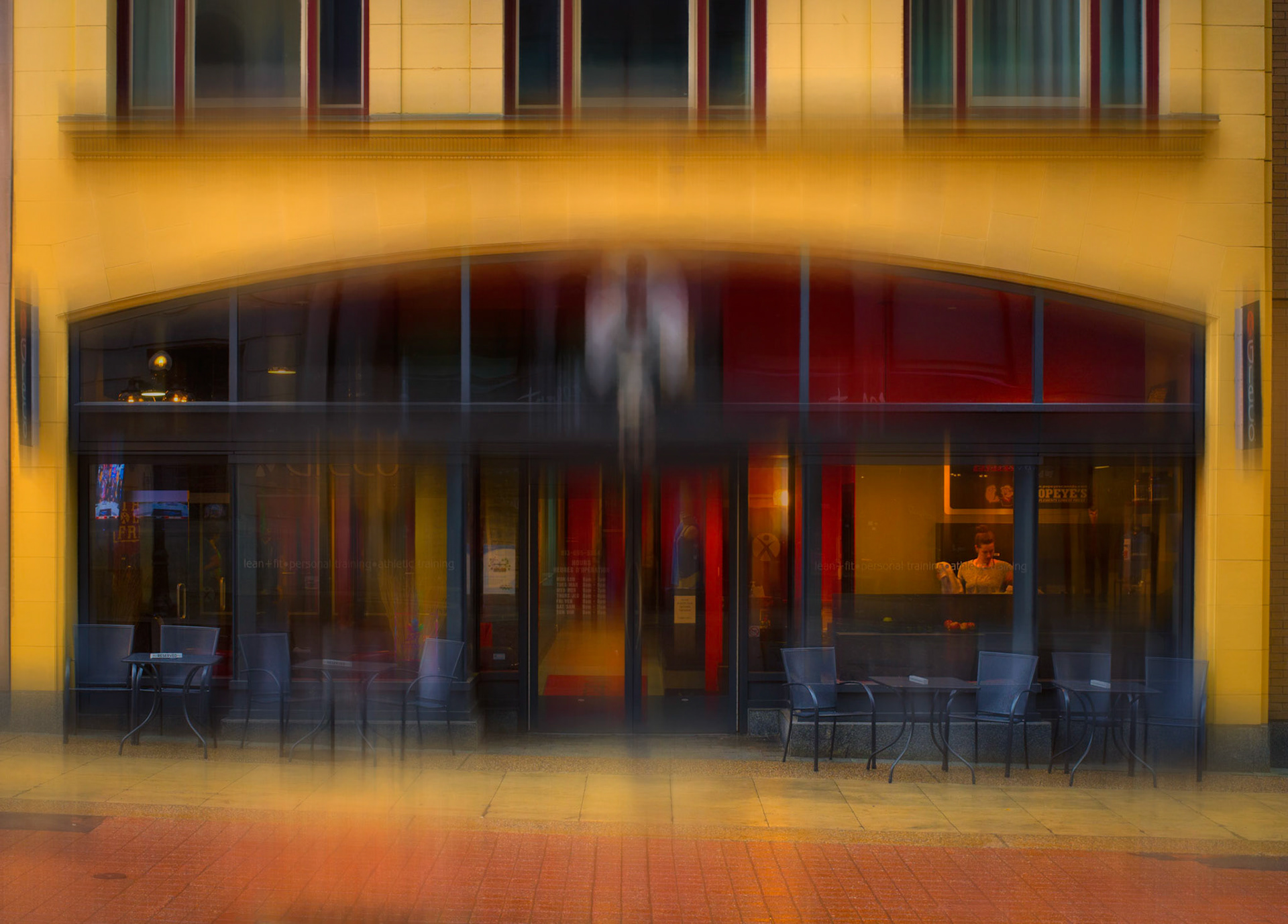 A cafe downtown