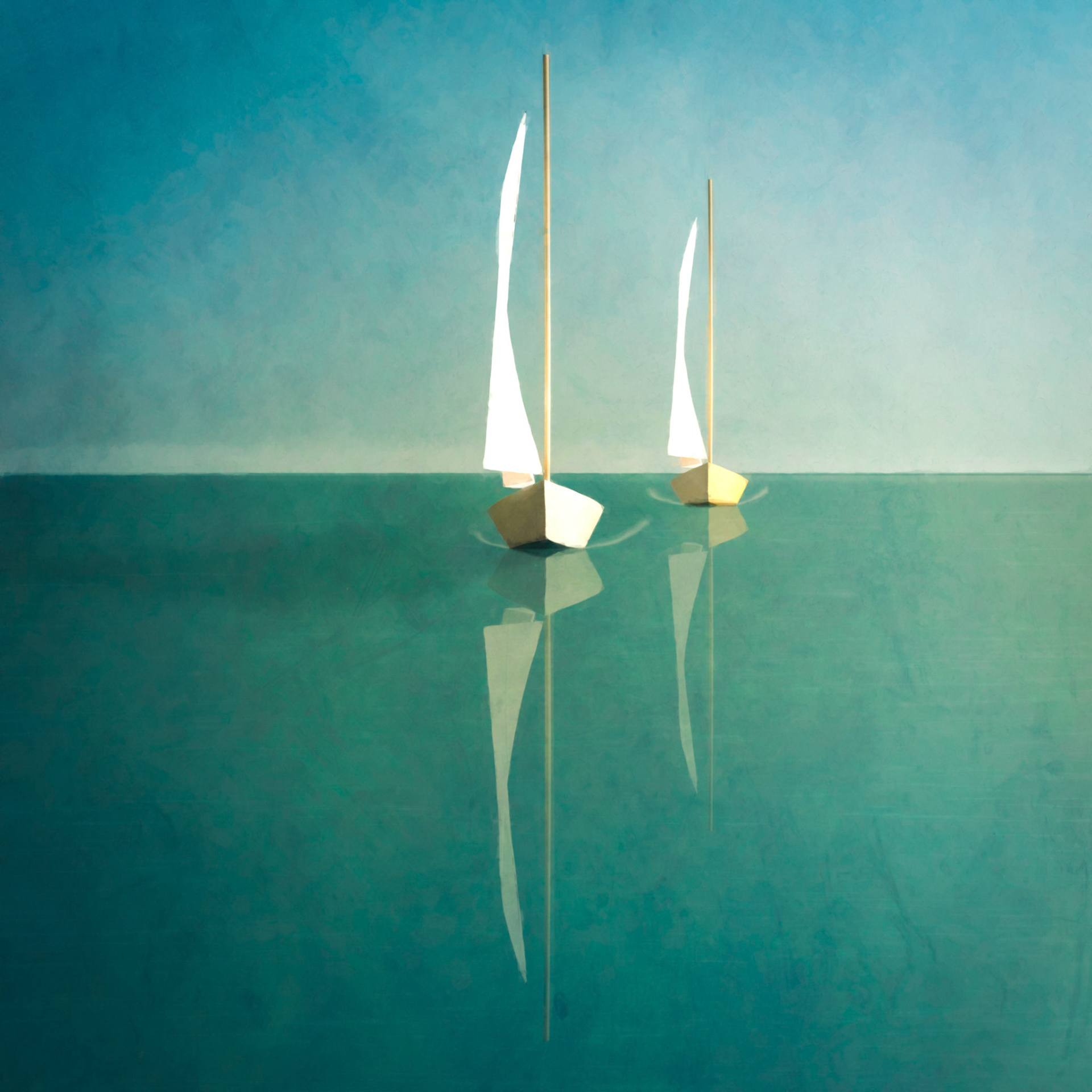 Cyan Sail 2, sailboat, mark hogan, photography