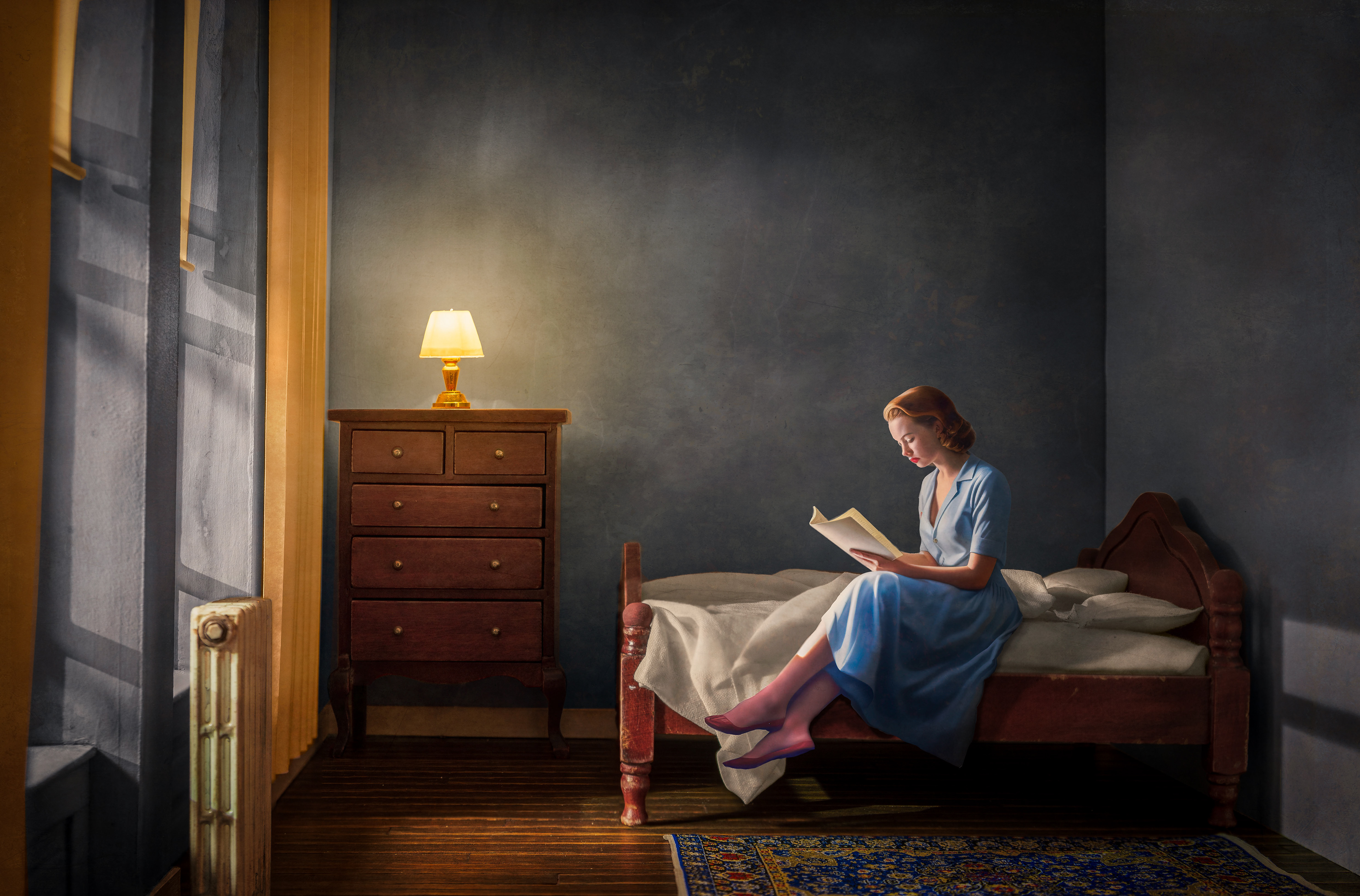 Girl on a Bed, mark hogan photography