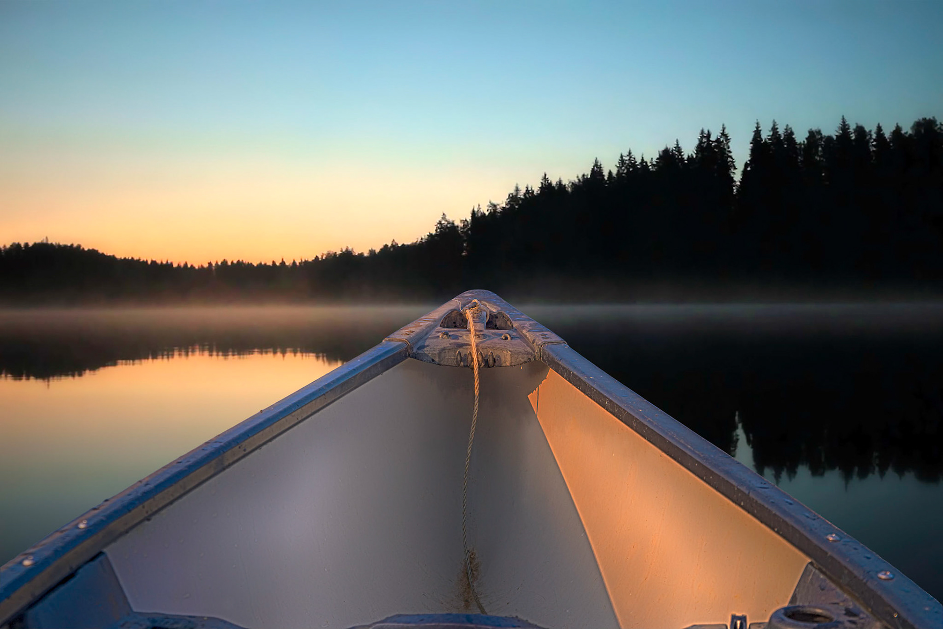 Early morning paddle