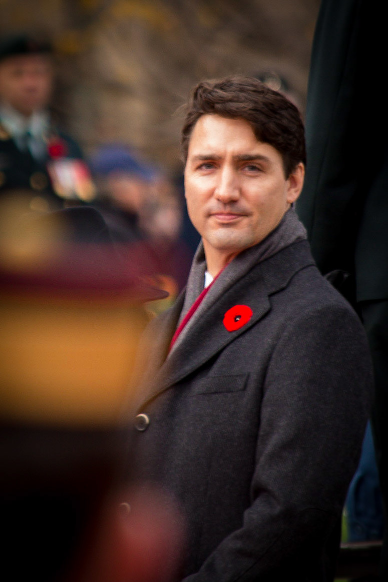 Justin Trudeau at Remembrance Day Ceremony, Ottawa, 2016