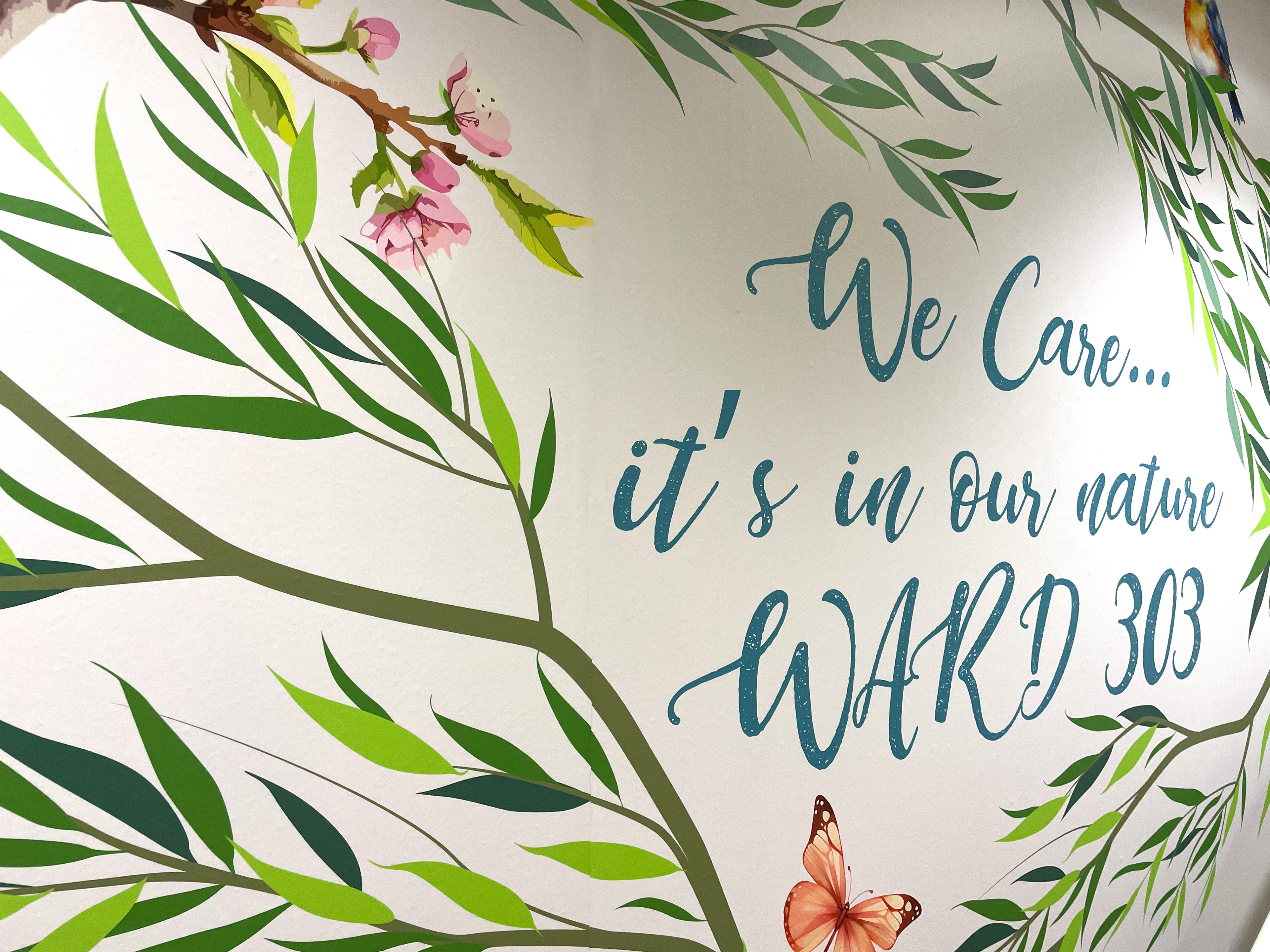 Welcome Artwork at Entrance