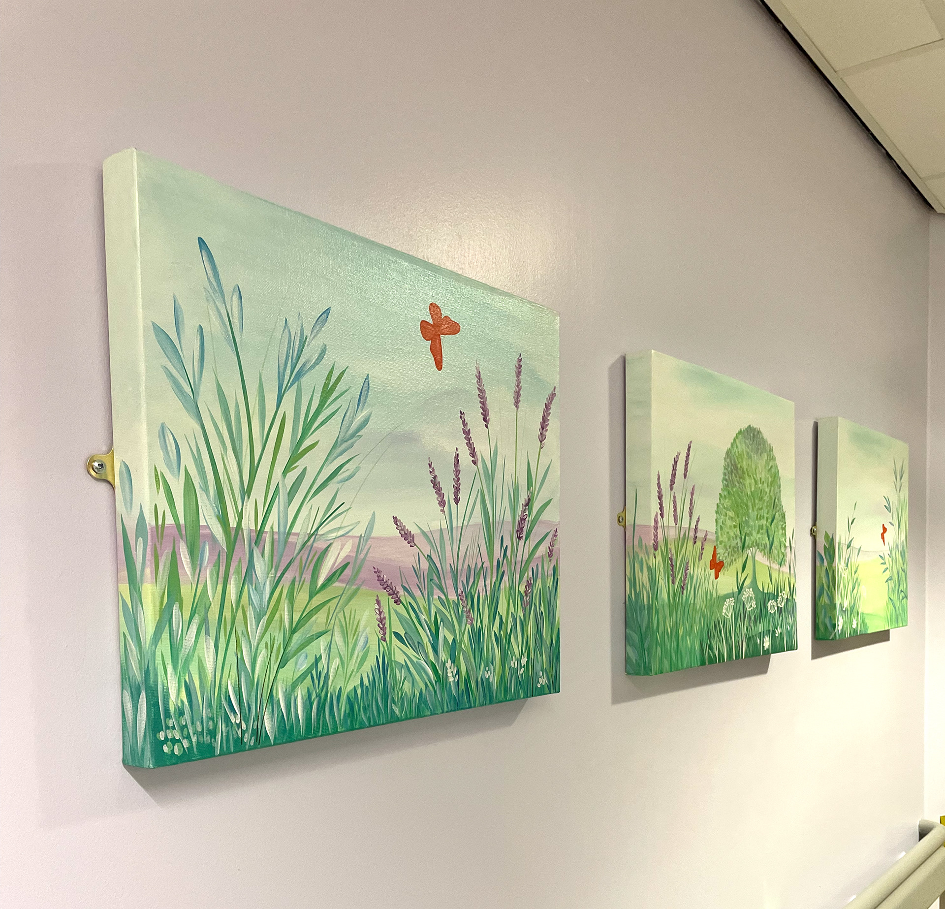 Painted canvases