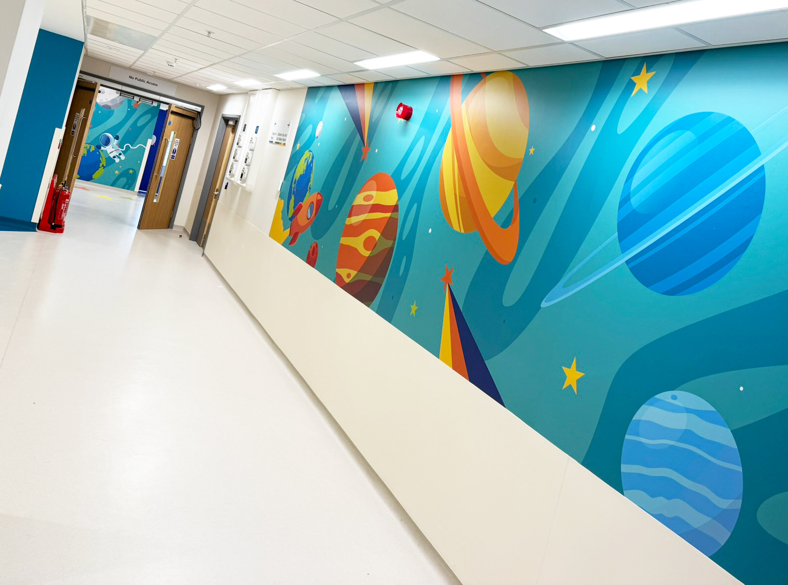 Space theme at Children's Unit MMUH