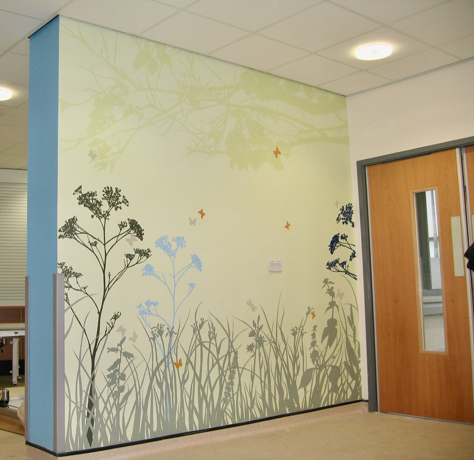 Accident and Emergency Waiting Areas at Derby Royal Hospital