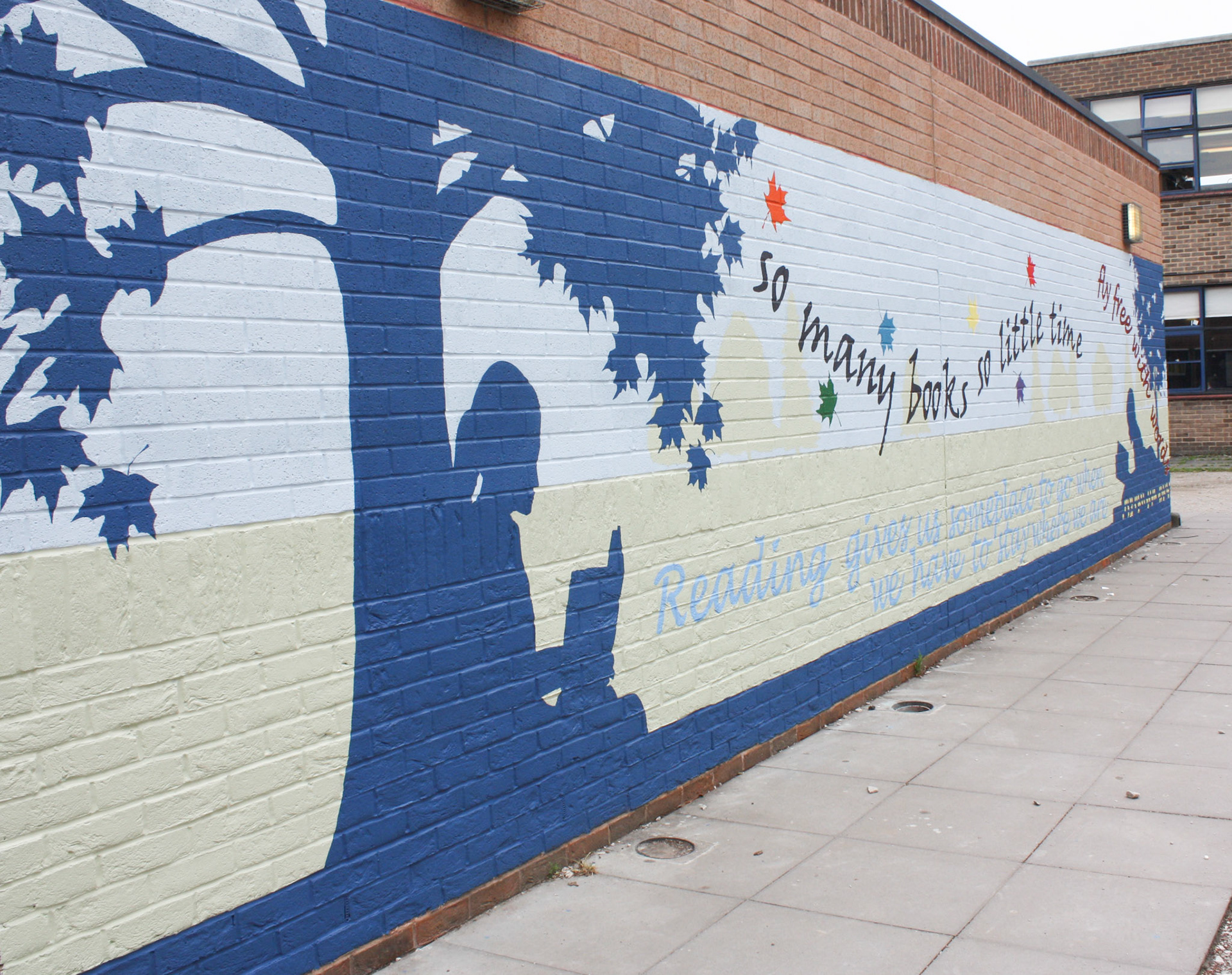 External Wall Mural St Benedict's School, Derby
