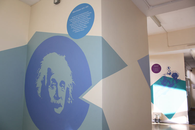 Inspirational murals for schools by British artist Lynne Hollingsworth