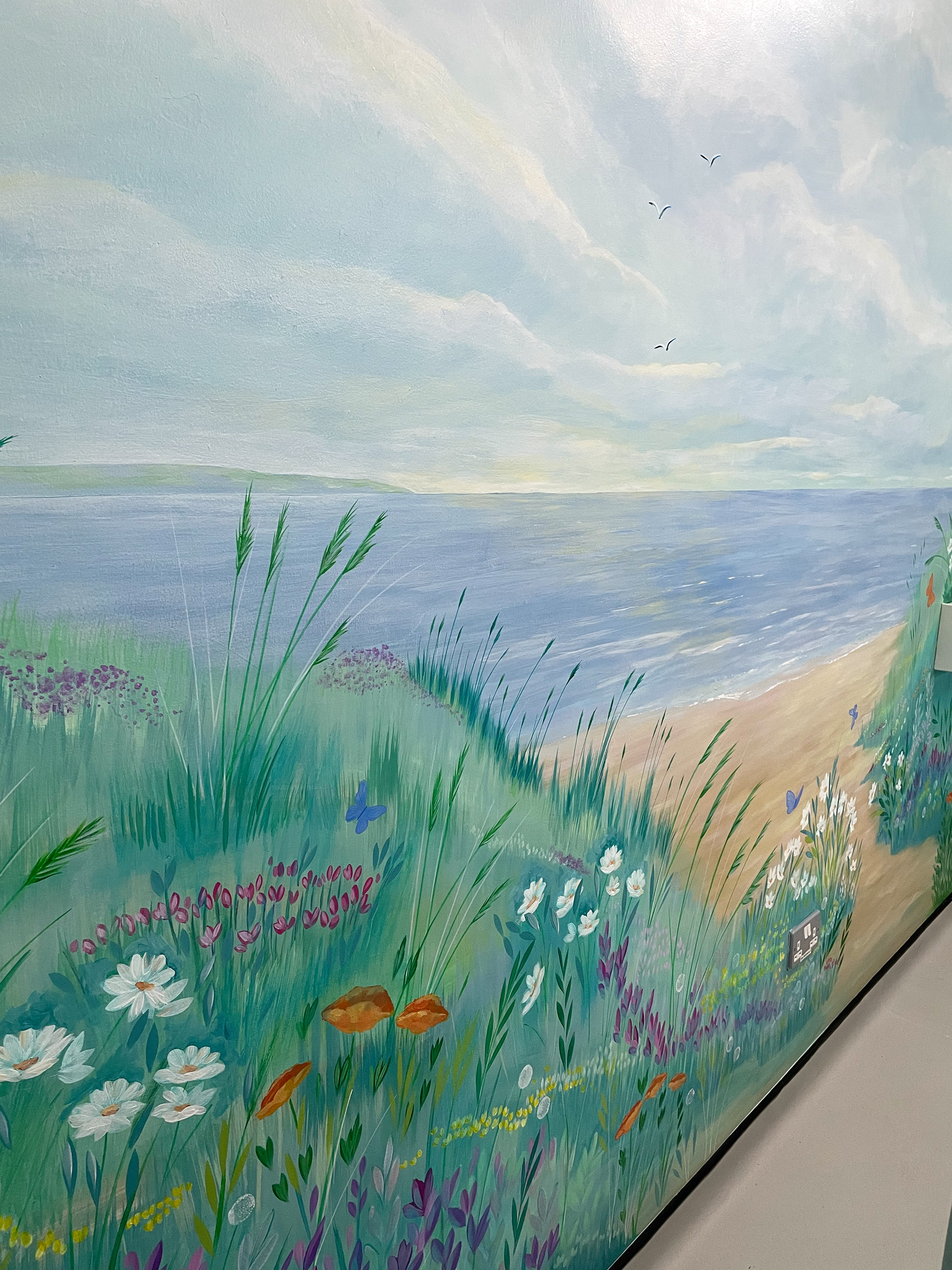 X-Ray Dexa Room Queen's Hospital - Hand Painted