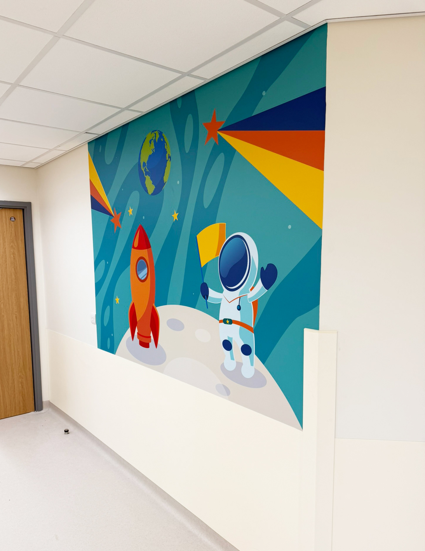 Space theme at Children's Unit MMUH