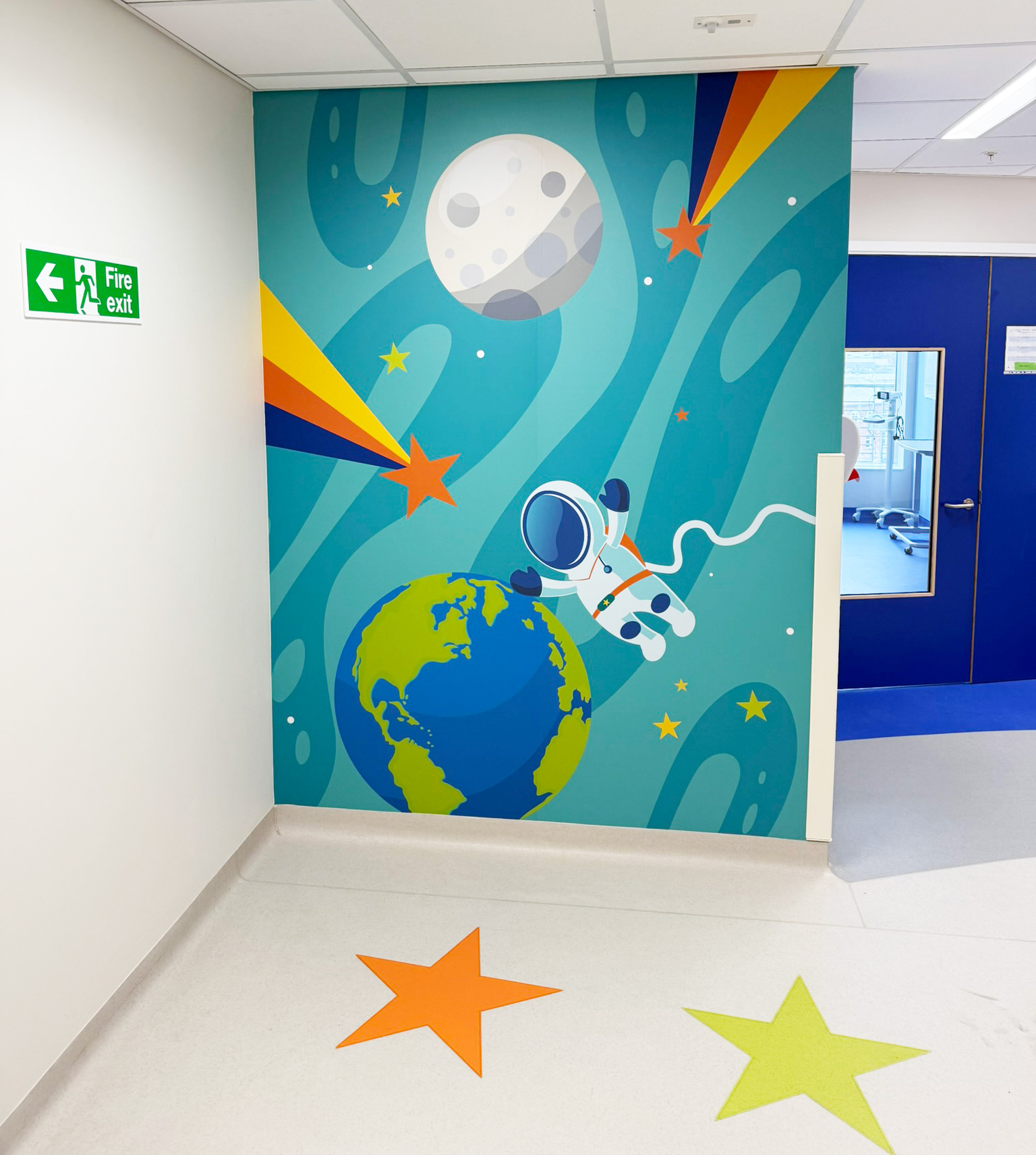 Space theme at Children's Unit MMUH