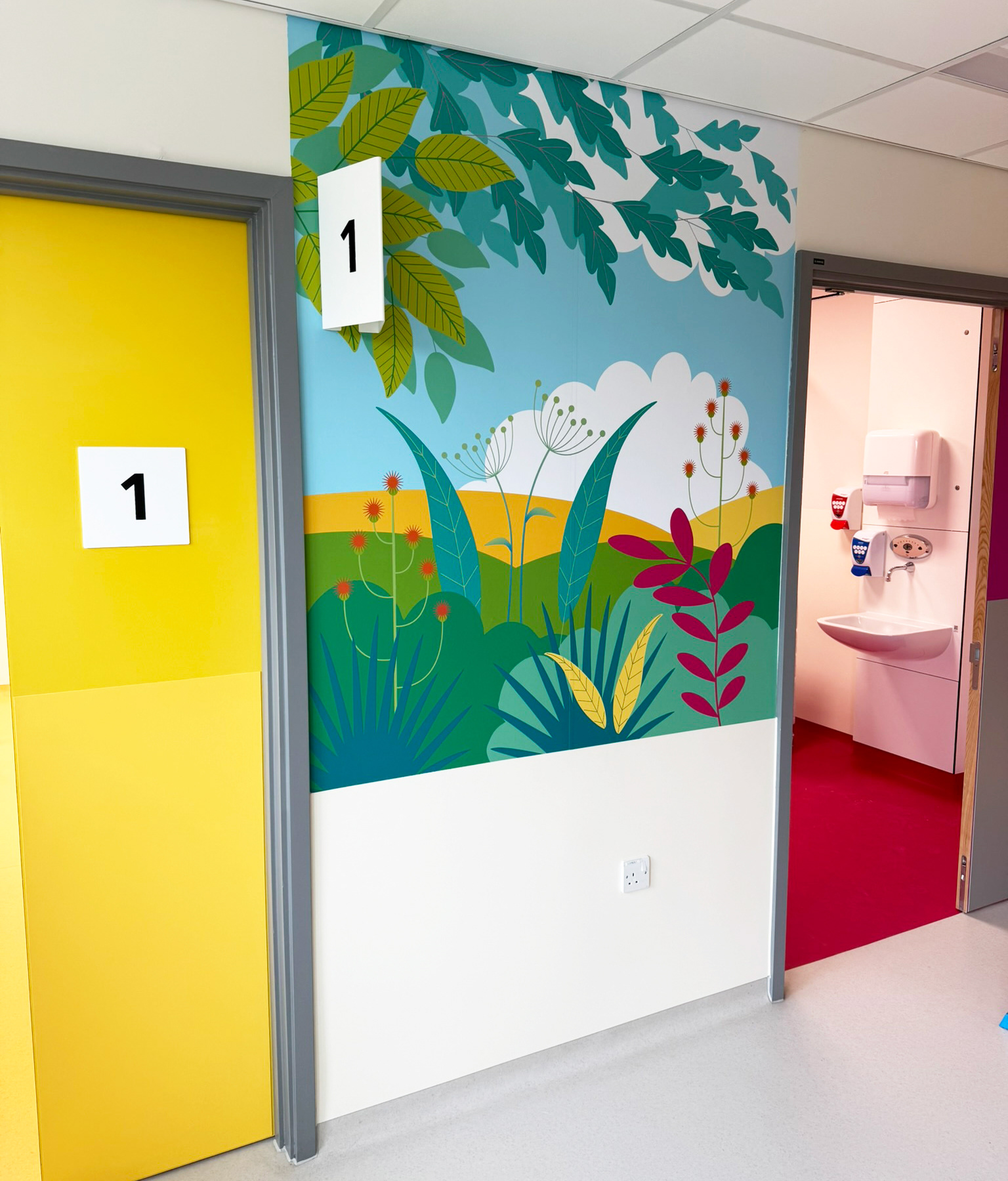 Nature theme at Children's Unit MMUH