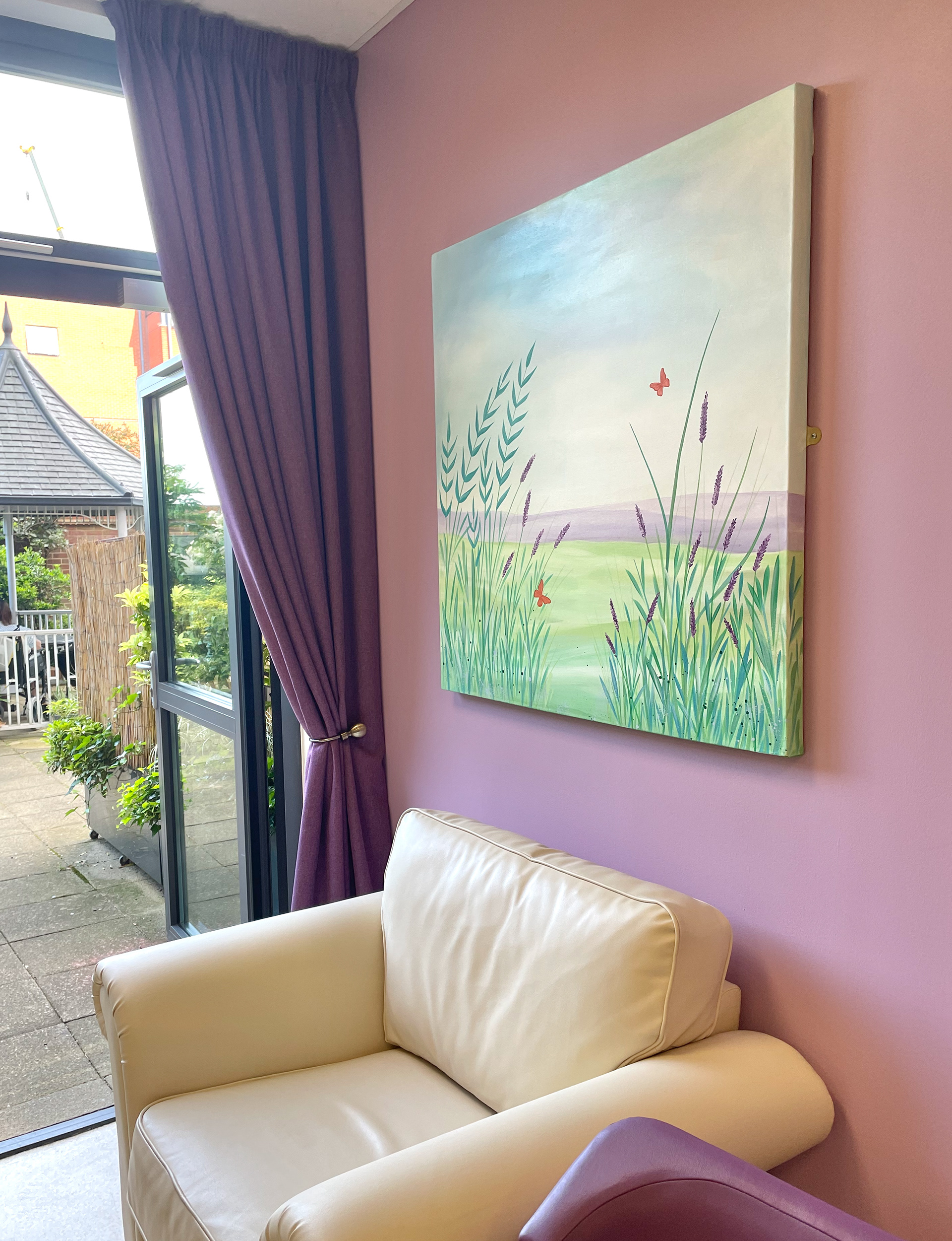 Painted canvas