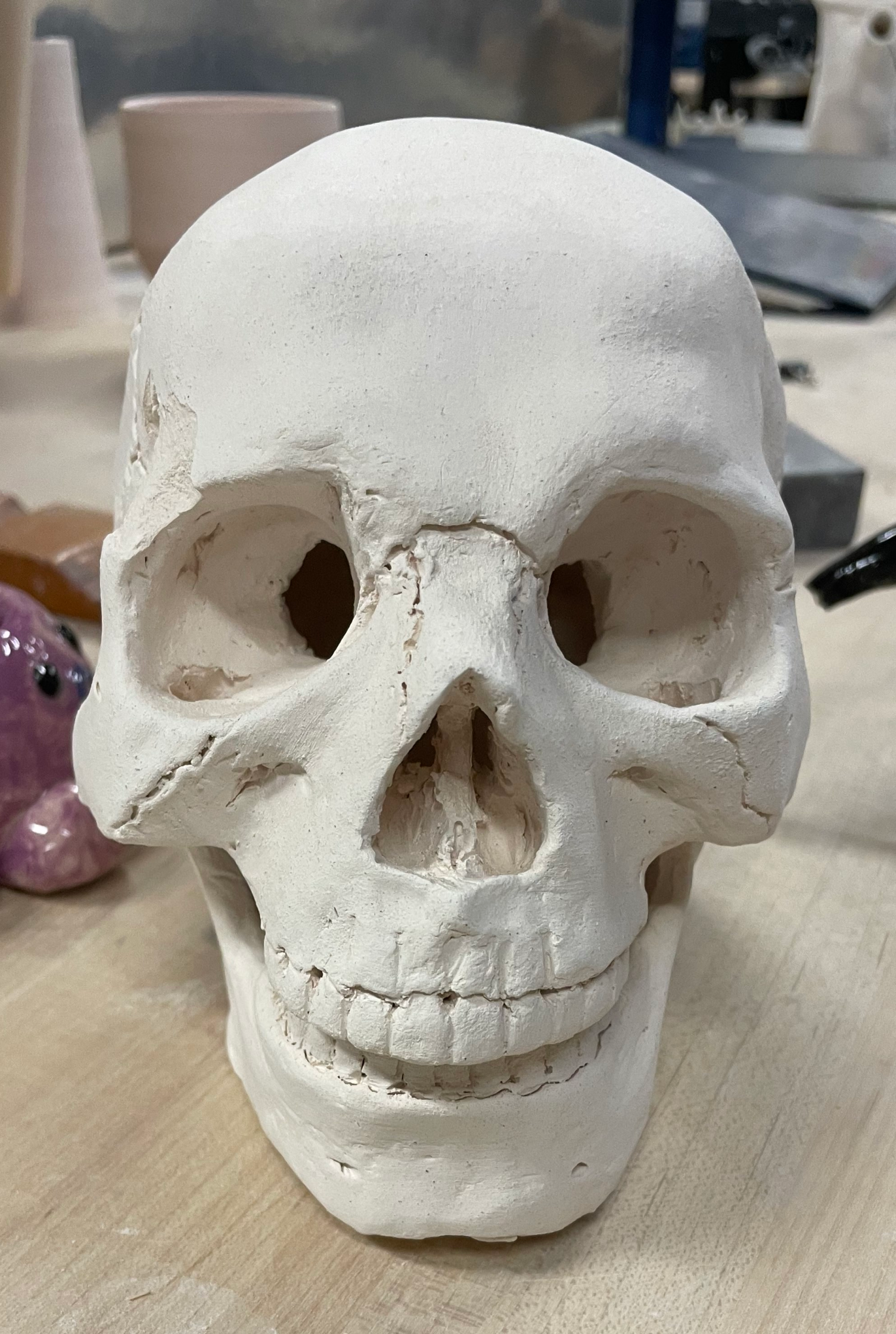 Skull (front angle) - Ceramics