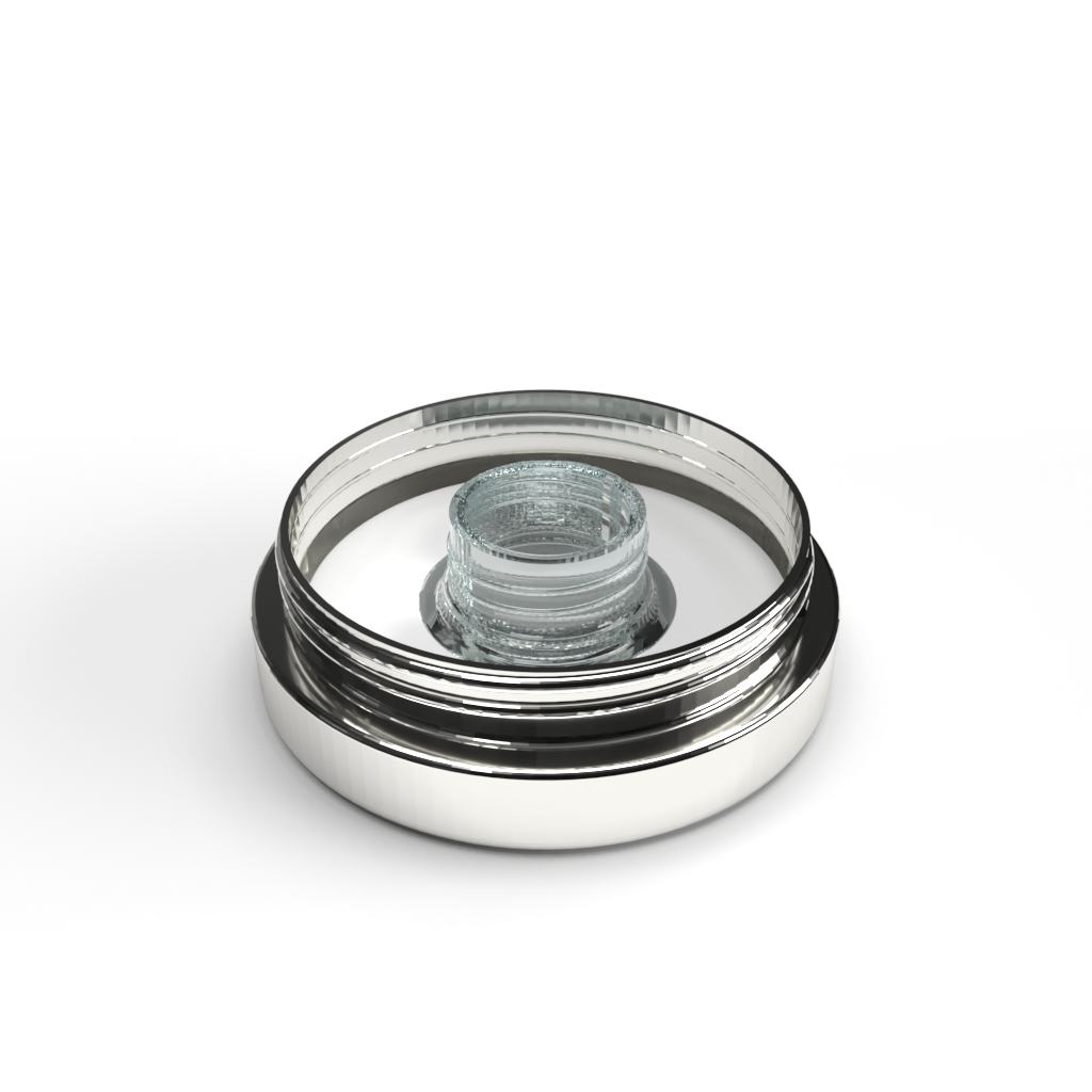 Tin packaging with shatter