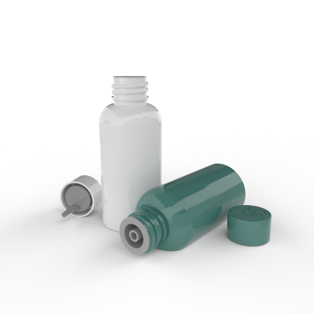 Discreet oil dropper and bottle