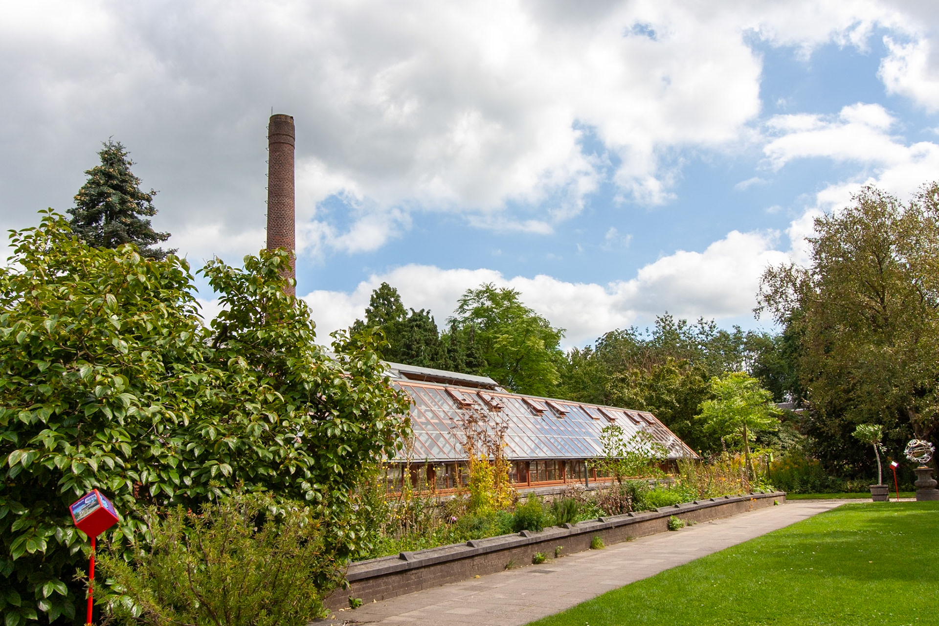 Historical (medieval) Hortus Botanicus of the Utrecht University in the city center of Utrecht.