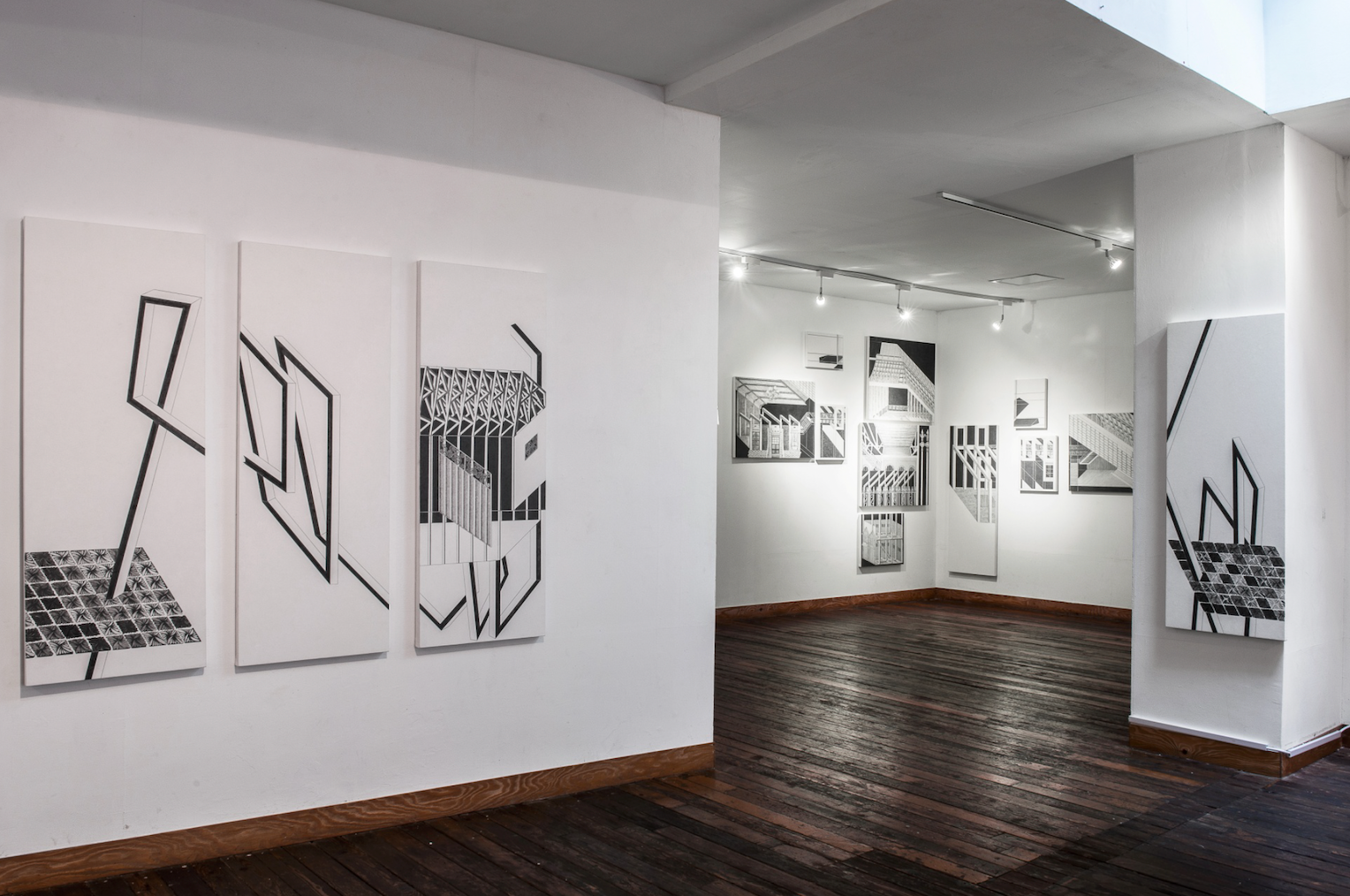 <공실> 전시 전경, 창작문화공간여인숙, Installation View, Art&Cultural Space in Gunsan Yeoinsuk, 2017