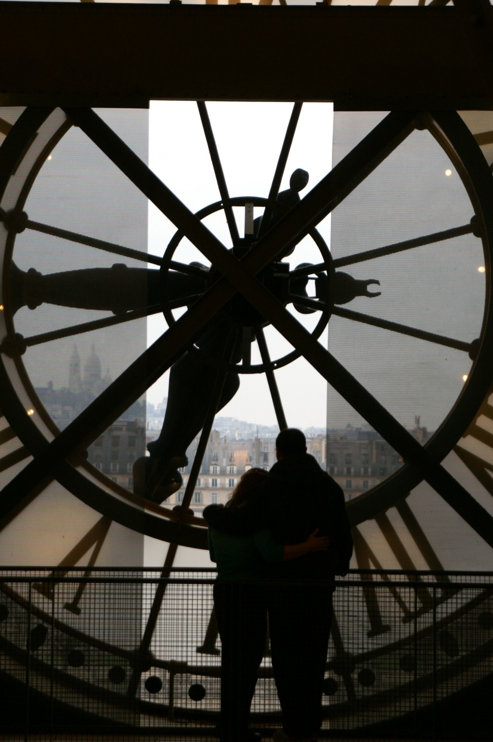 Couple Viewing Sacre-Couer, Musee d'Orsay, Paris