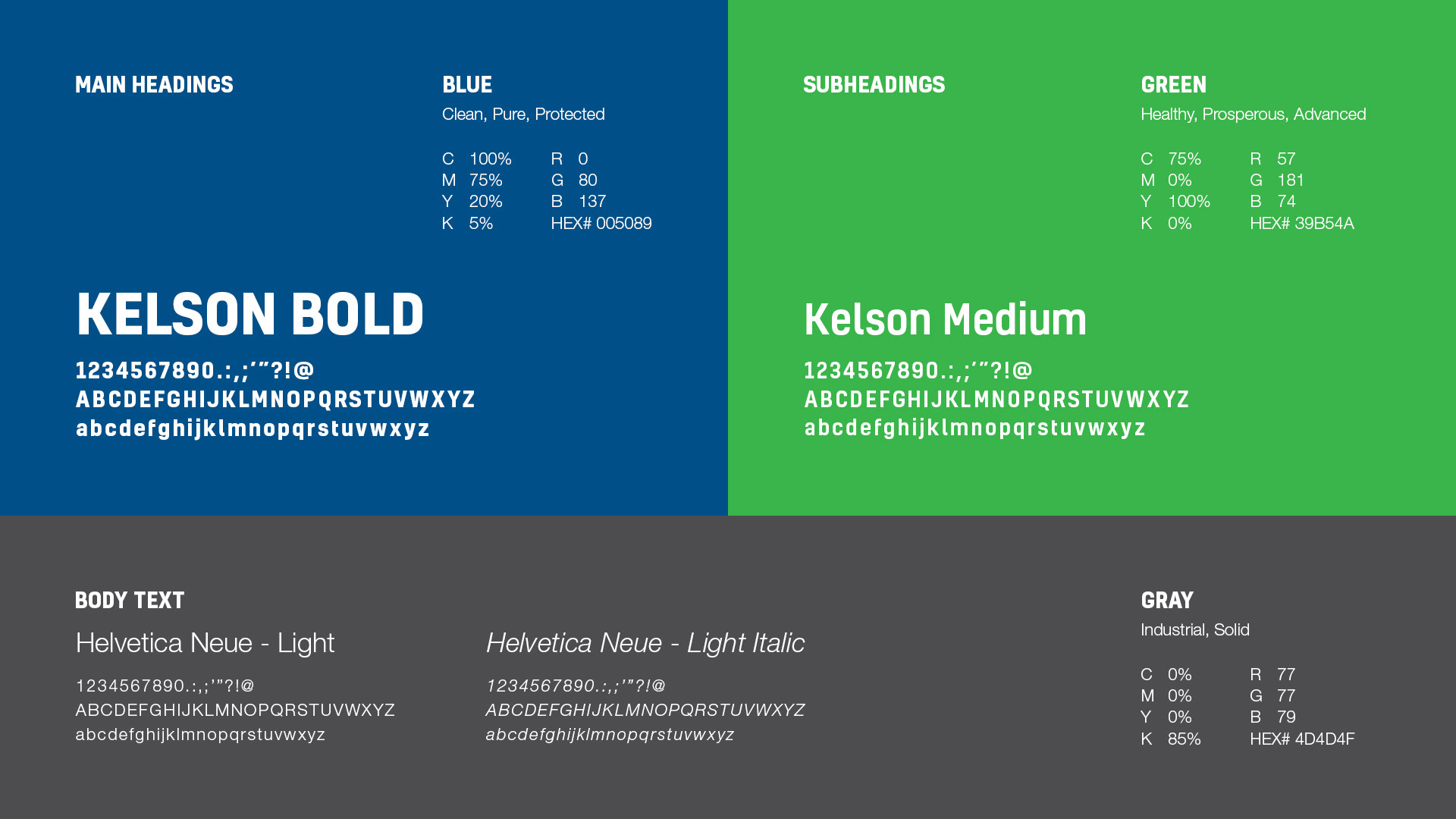 SHS Colors and Fonts