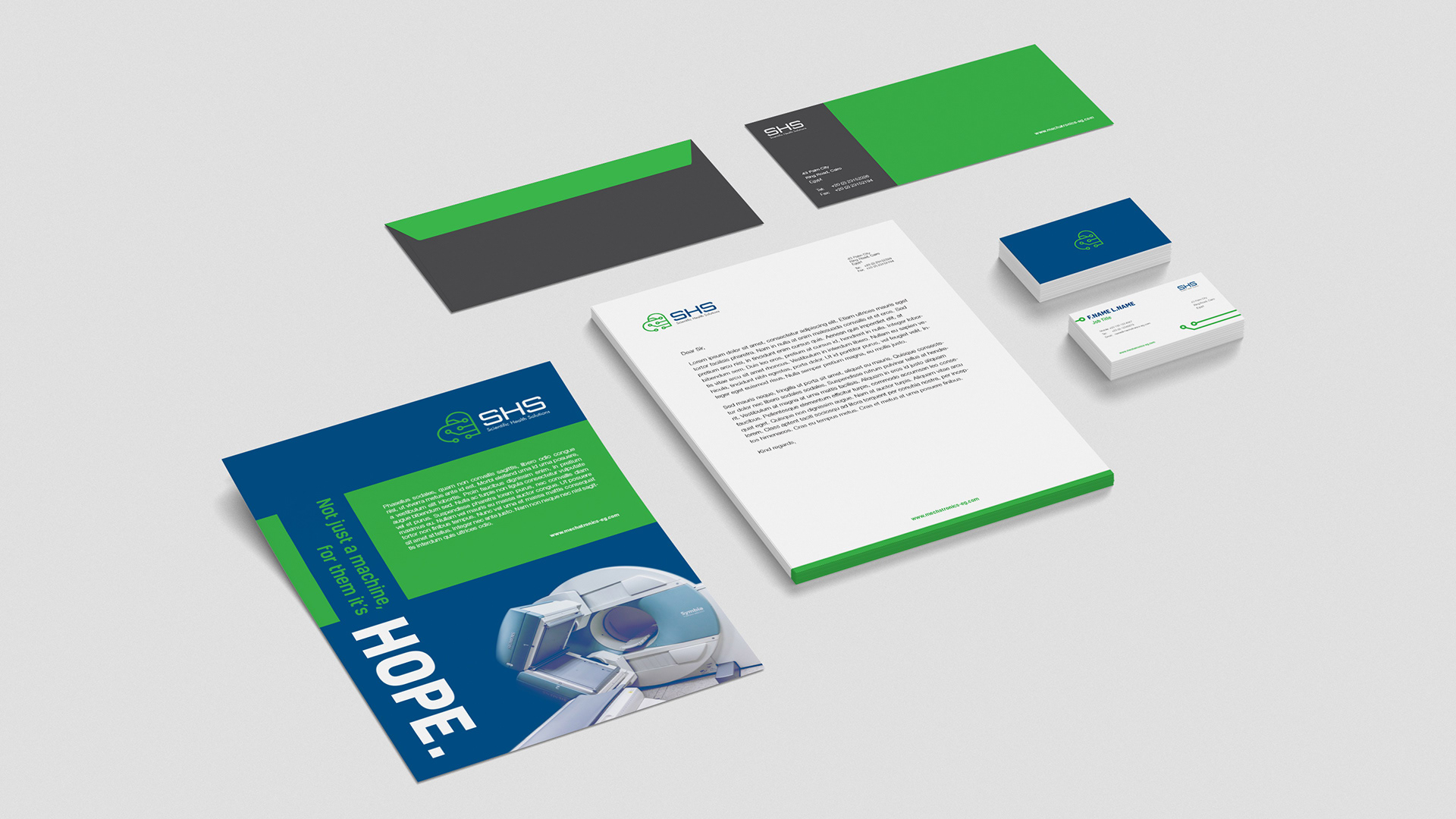 SHS Stationary Mockup