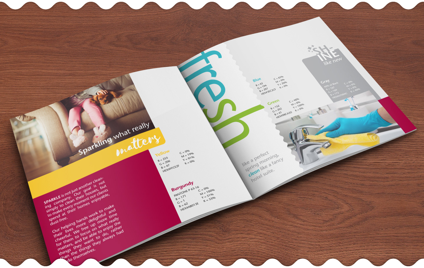 Sparkle Booklet Mockup