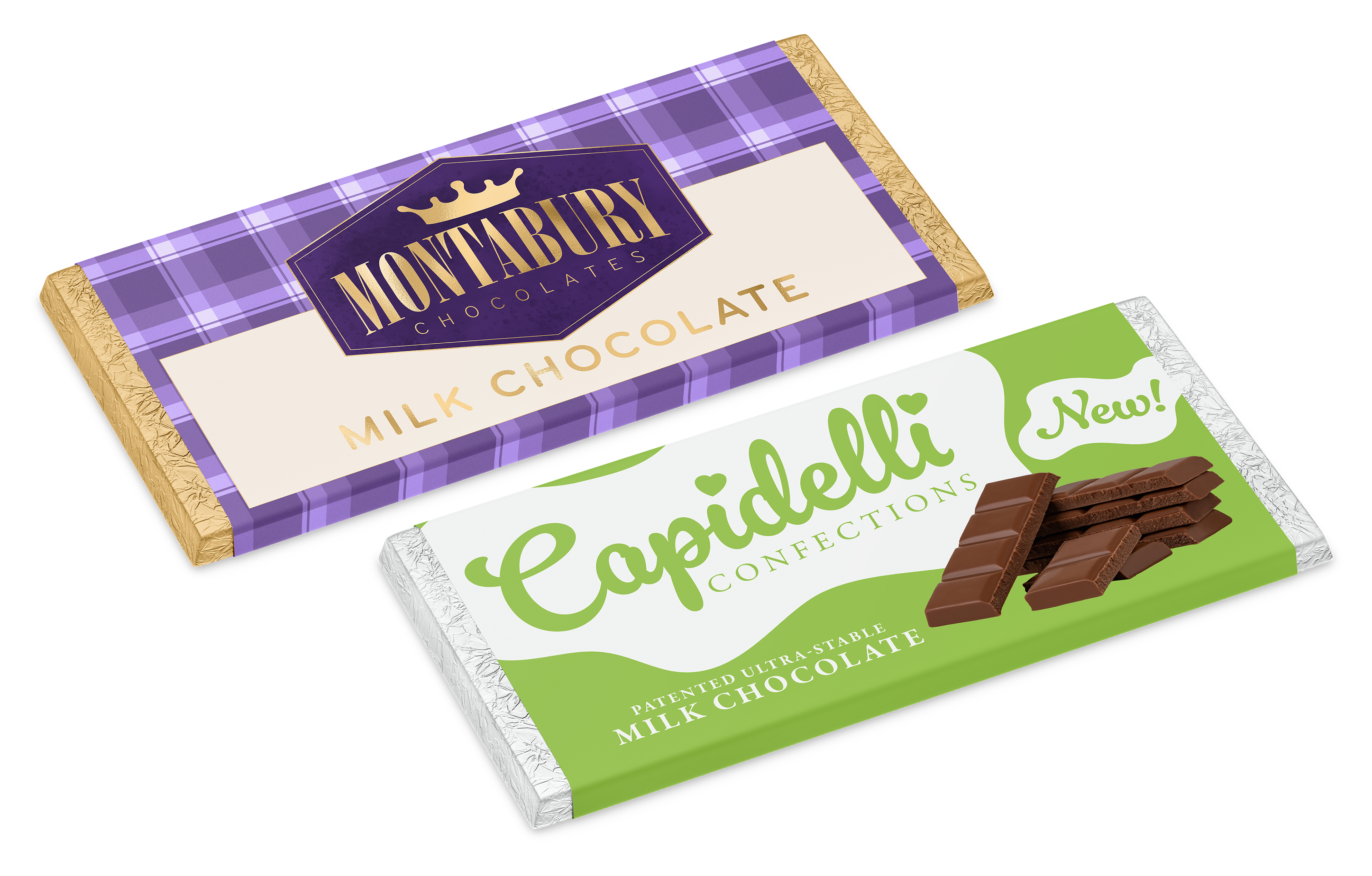 Montabury Chocolates/Capidelli Confections Chocolate Bar Wrappers