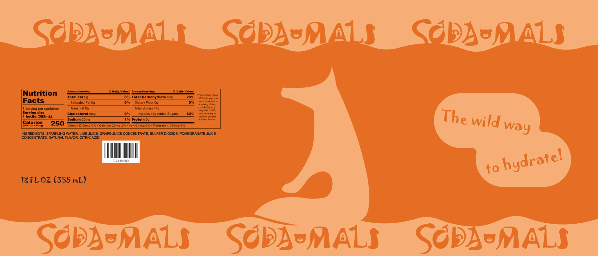 Fox Bottle Label