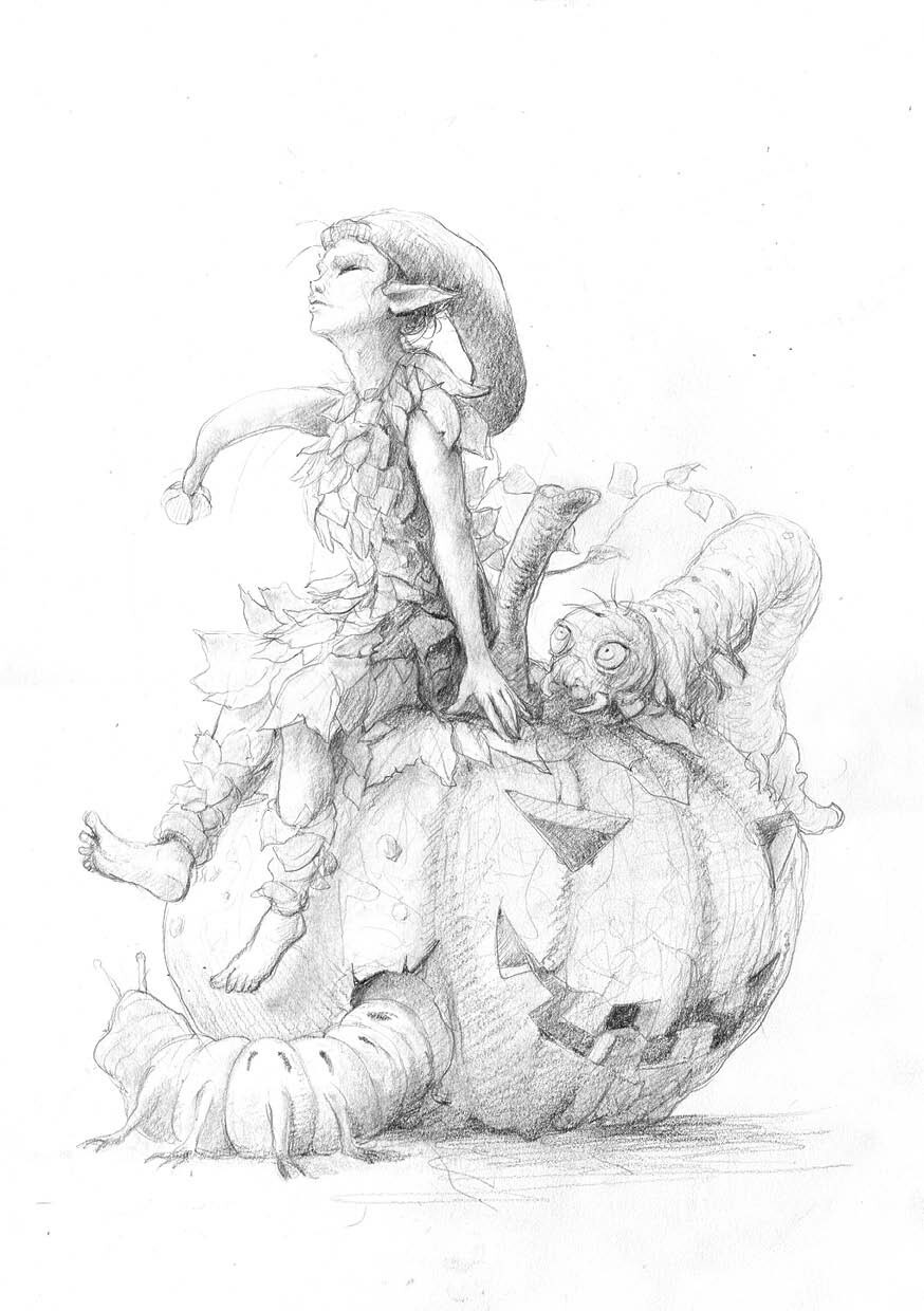 Folletto (42x30 - matita su carta)