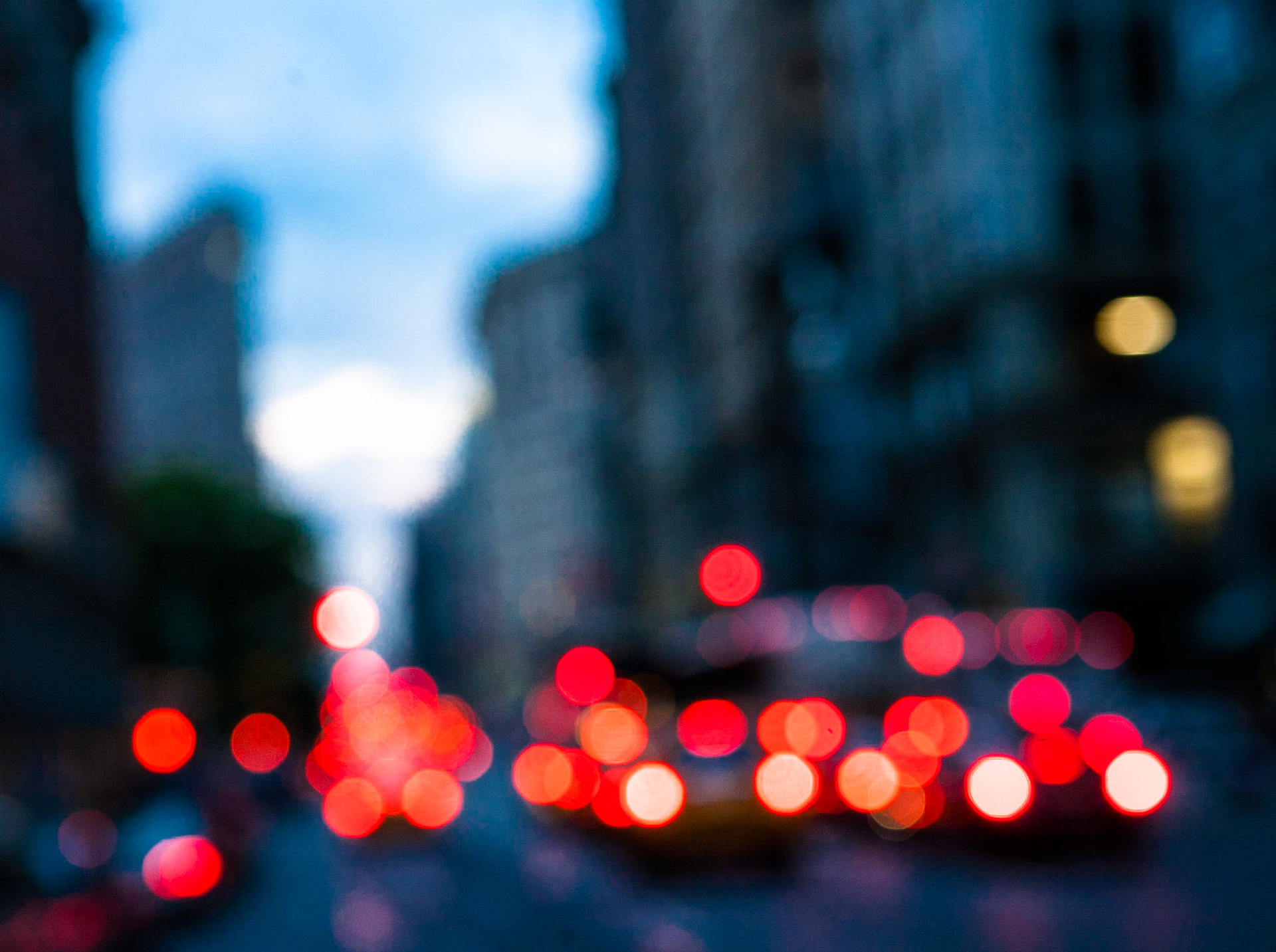 abendlicher Blick auf das Flatiron Building