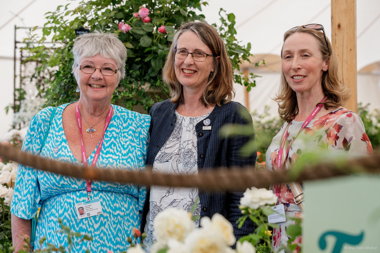 Blue Diamond Garden Centres and MND Scotland launching rosa 'Sunset Isle'.
