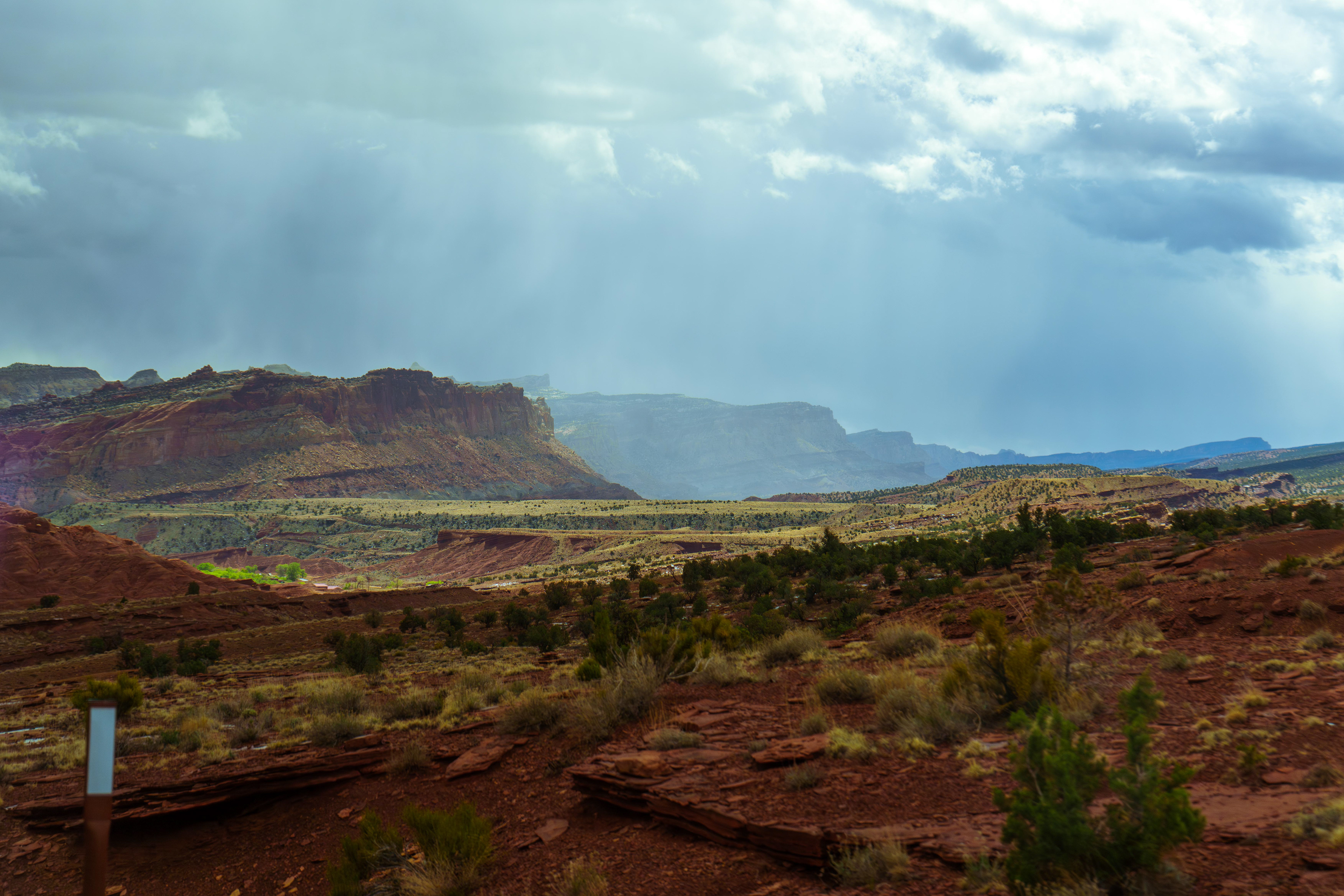 Rain Over the Desert