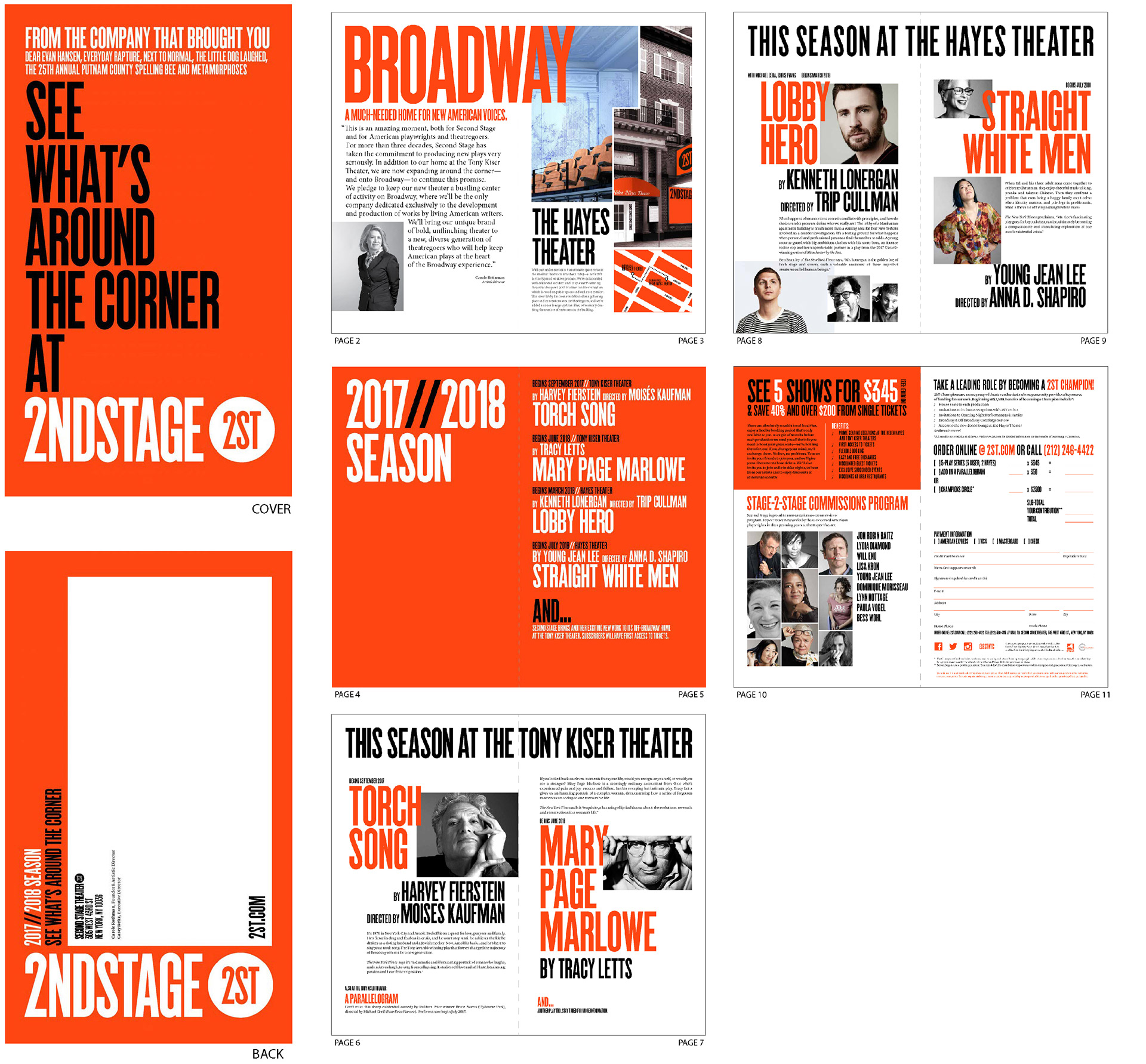 2nd Stage renewal brochure design and production setup (Serino Coyne)