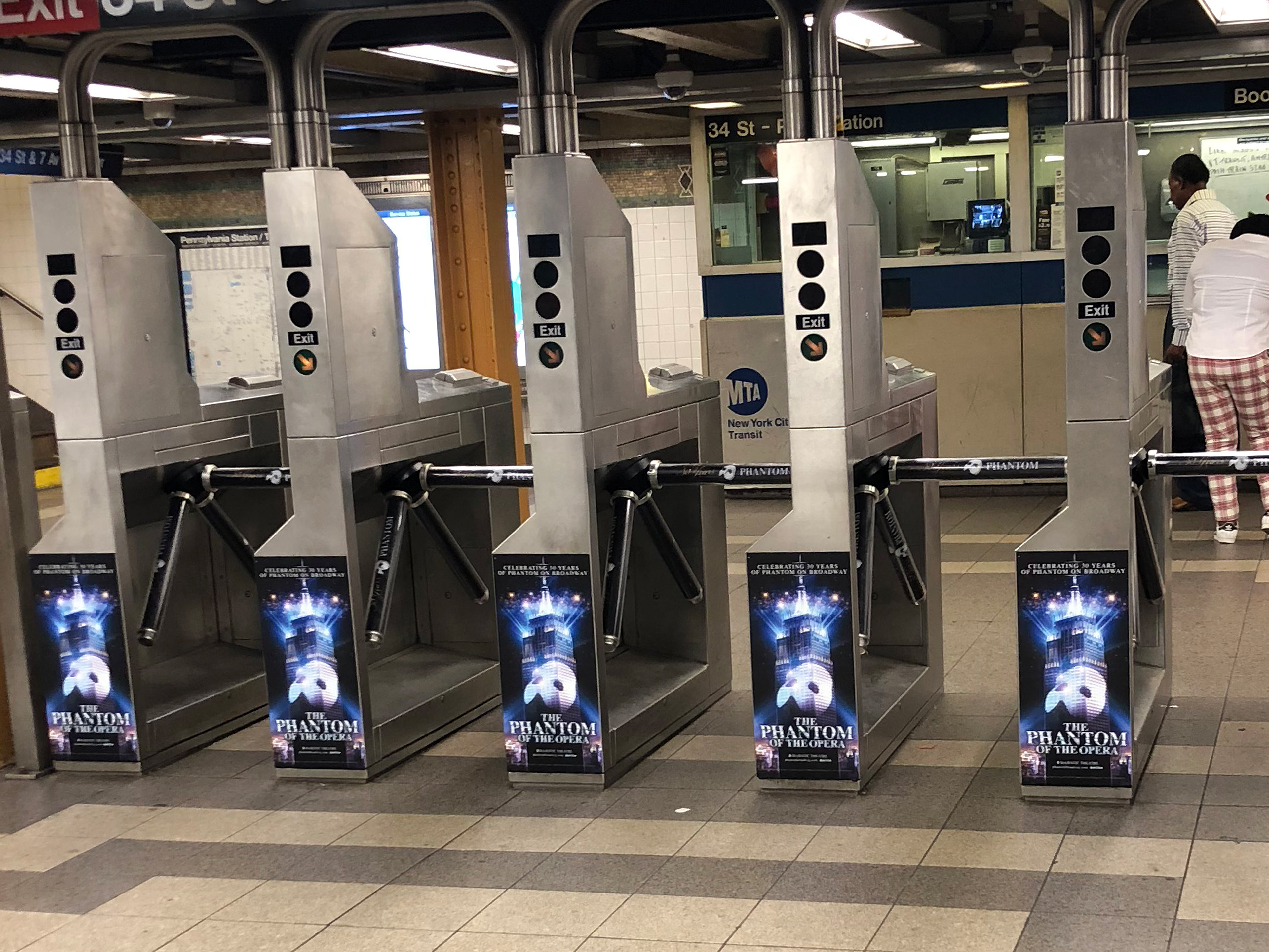 Phantom of The Opera turnstyle production  (Serino Coyne)