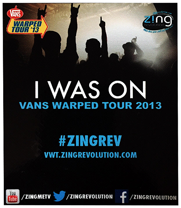 Warp Tour sticker design (Musicskins Inc.)