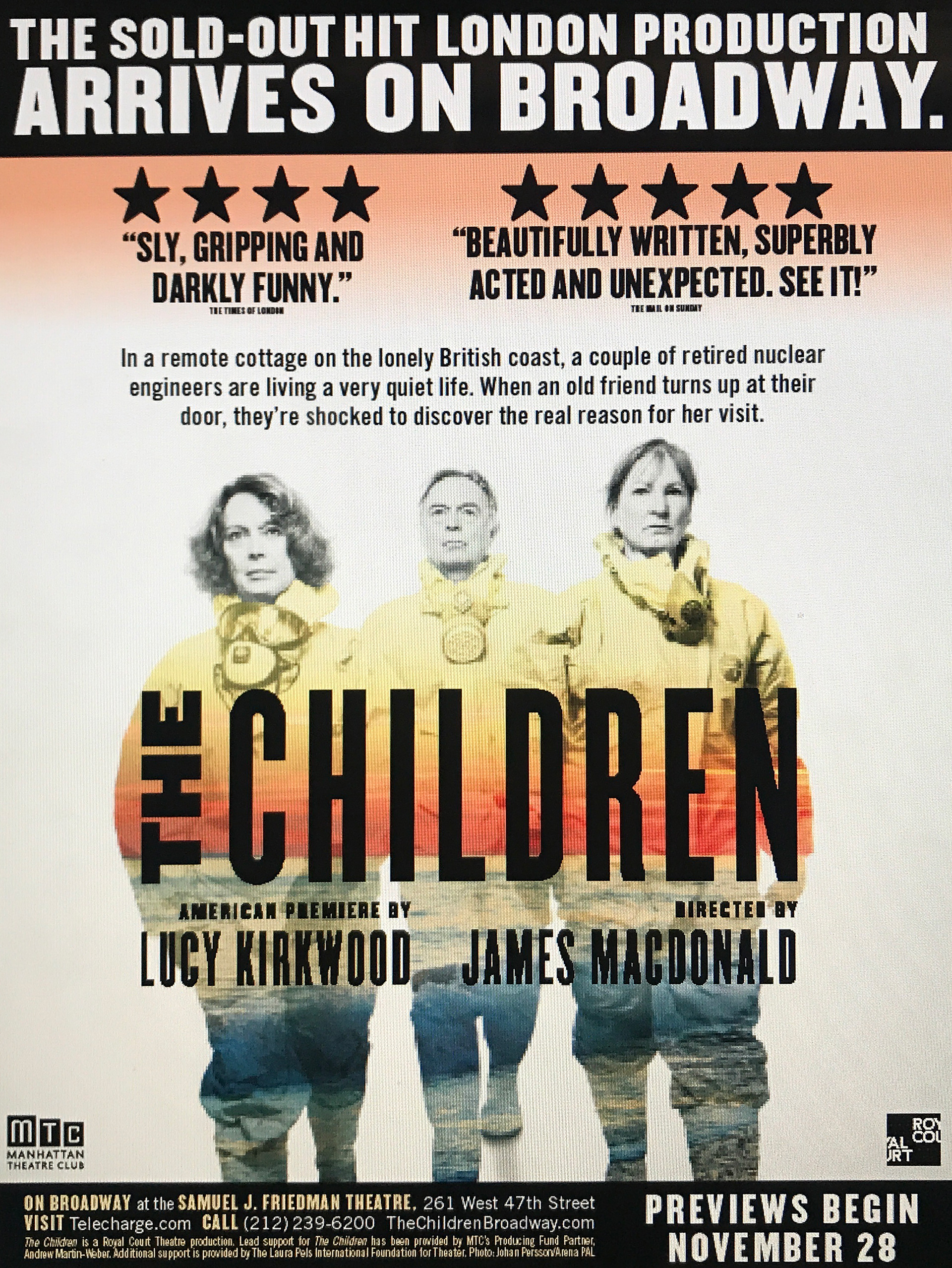 MTC's The Children post opening design (Serino Coyne)