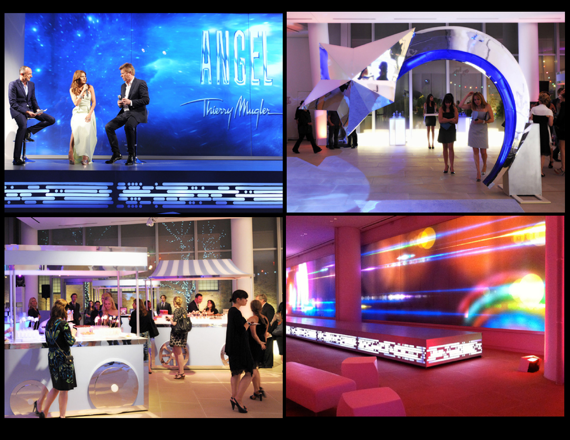  Thierry Mugler Angel Event stage design and production setup (Eventstyle Inc.)
