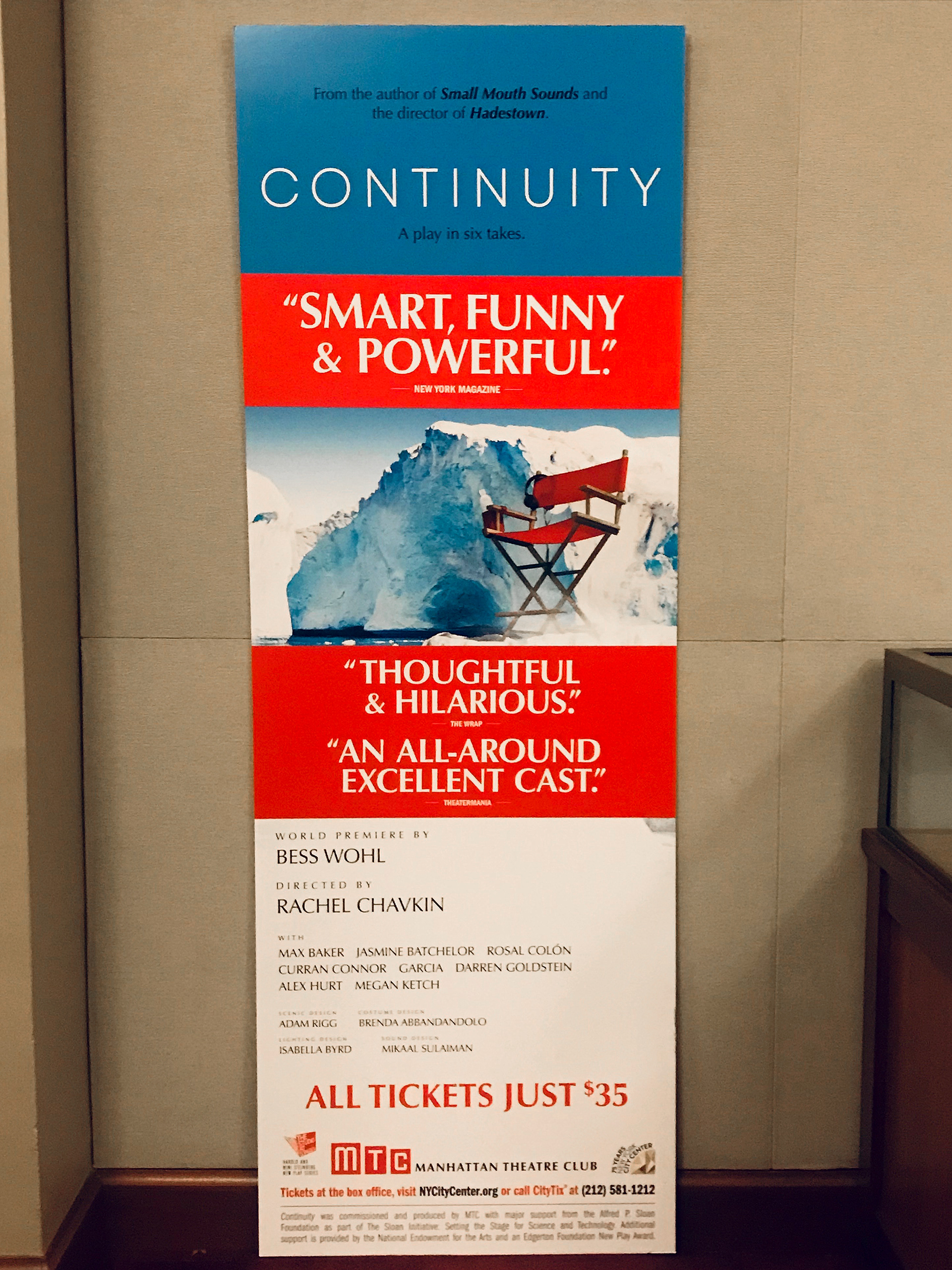 MTC's Continuity promotional signage design (Serino Coyne)