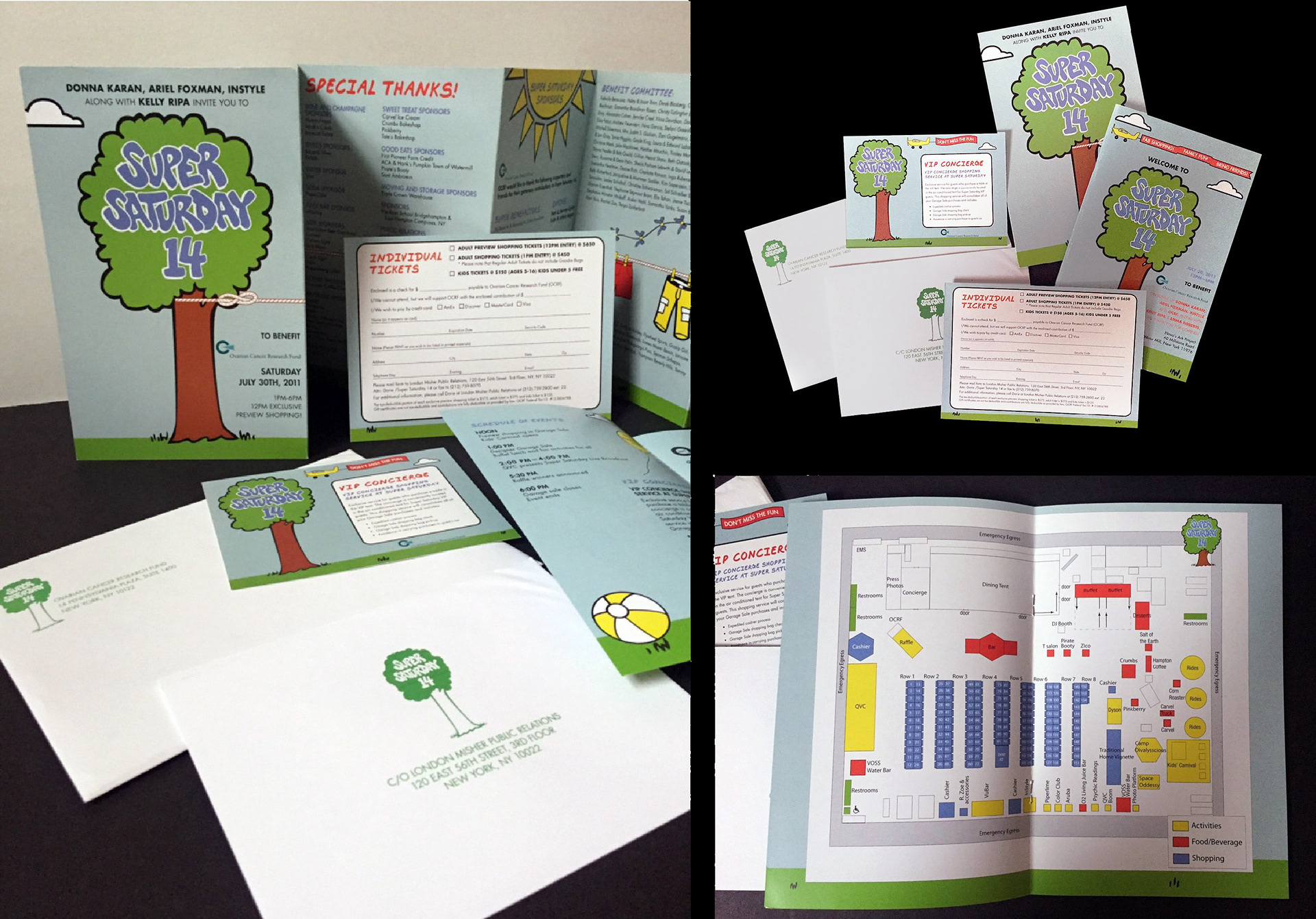 Super Saturday Charity Event collateral (Eventstyle Inc.)