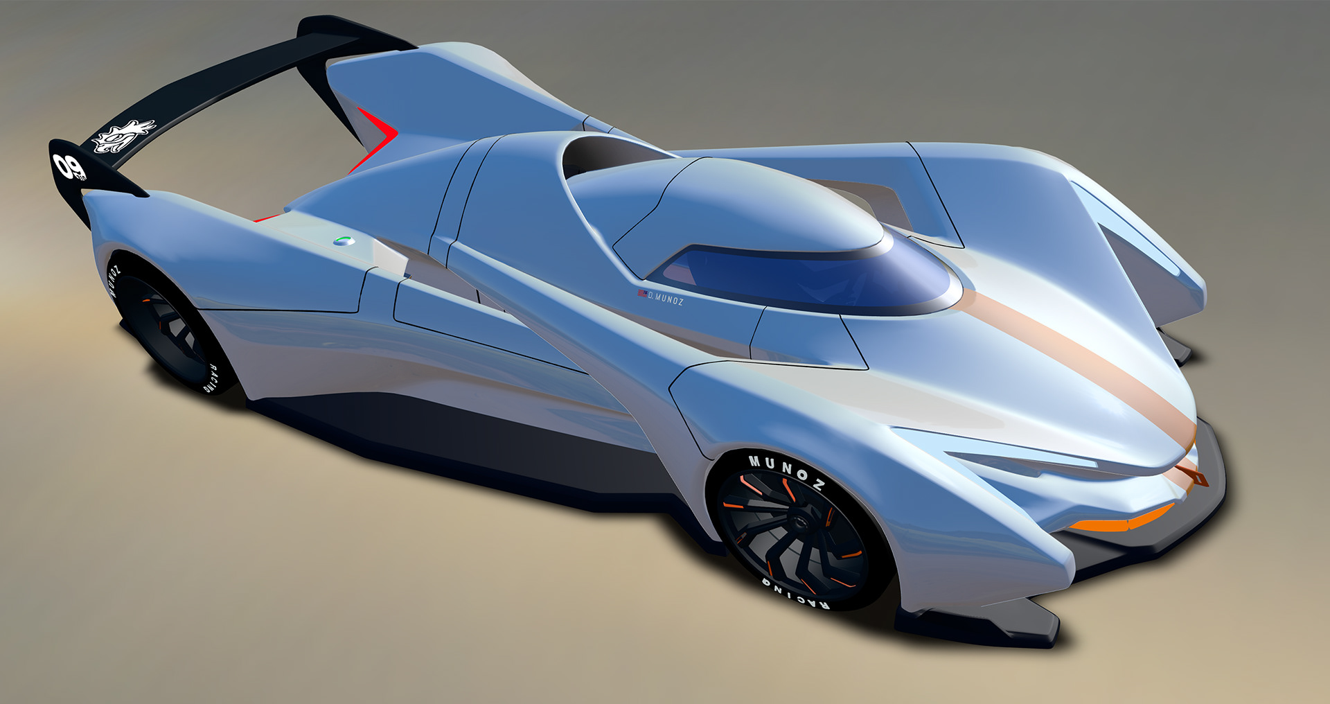 Daytona: HDR rendered in Gravity Sketch.