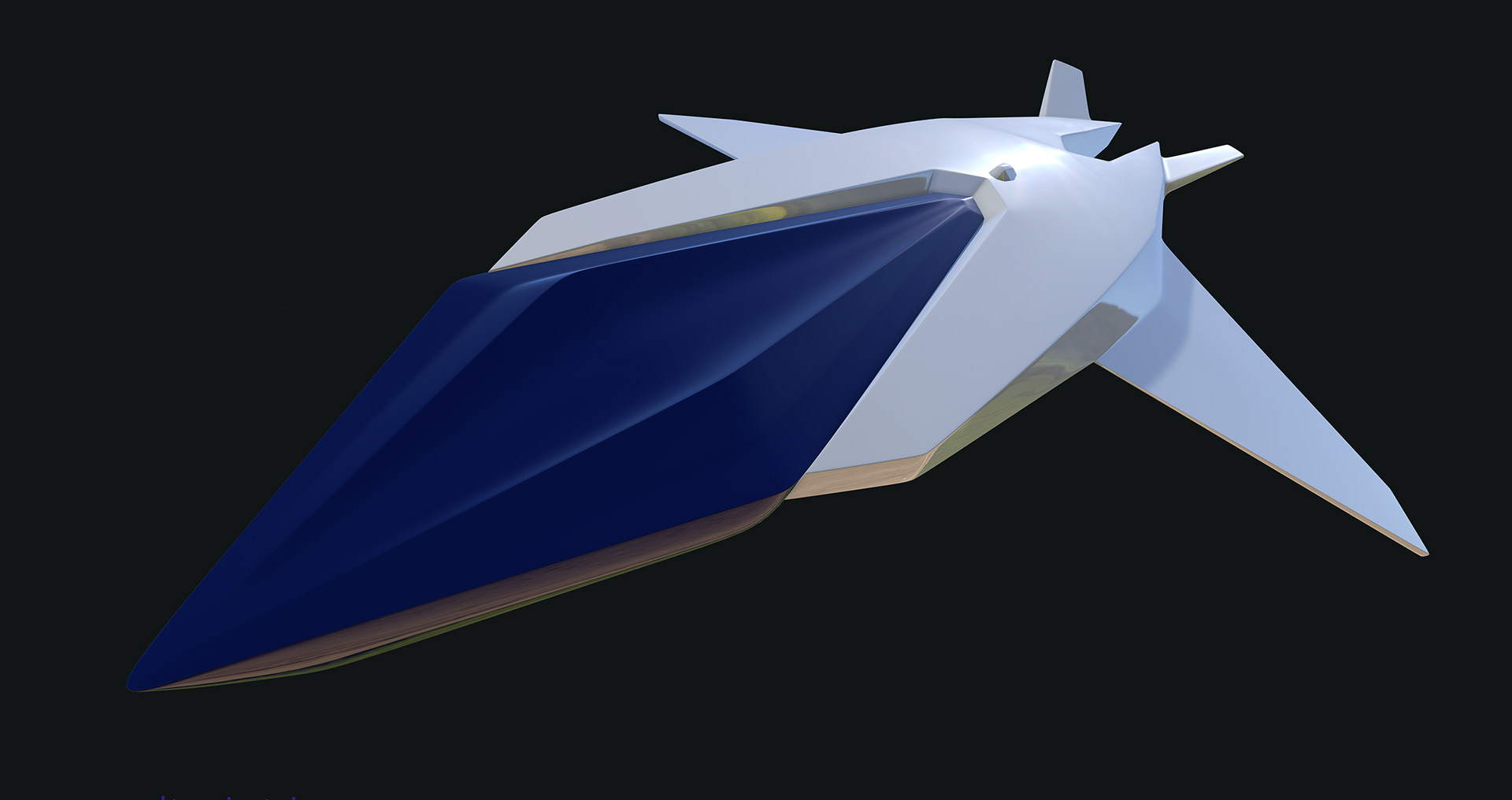 GS SUB D model with out landing gear.