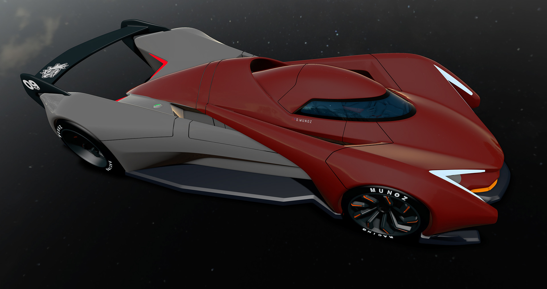 Daytona: HDR rendered in Gravity Sketch.