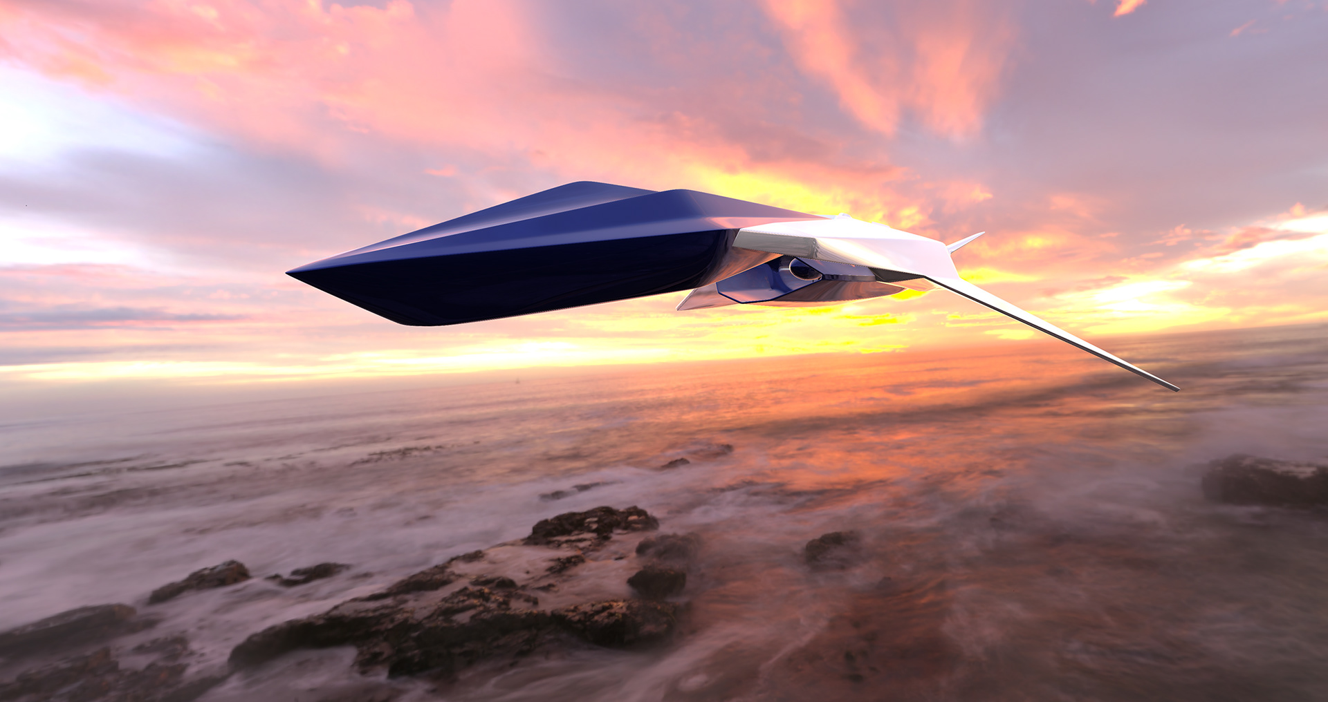 Speed Form Plane: HDR rendered in Gravity Sketch.