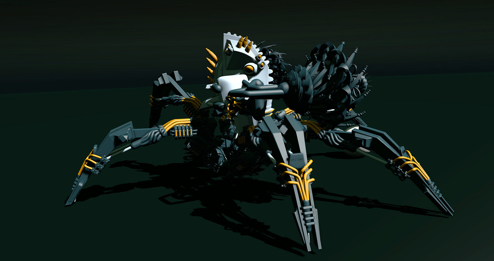Crab Bot: Rendered in Gravity Sketch.