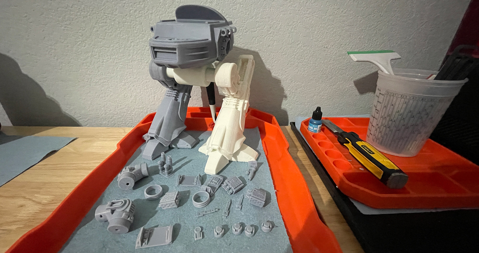 Work in Progress ED 209_model sourced from thingiverse.com