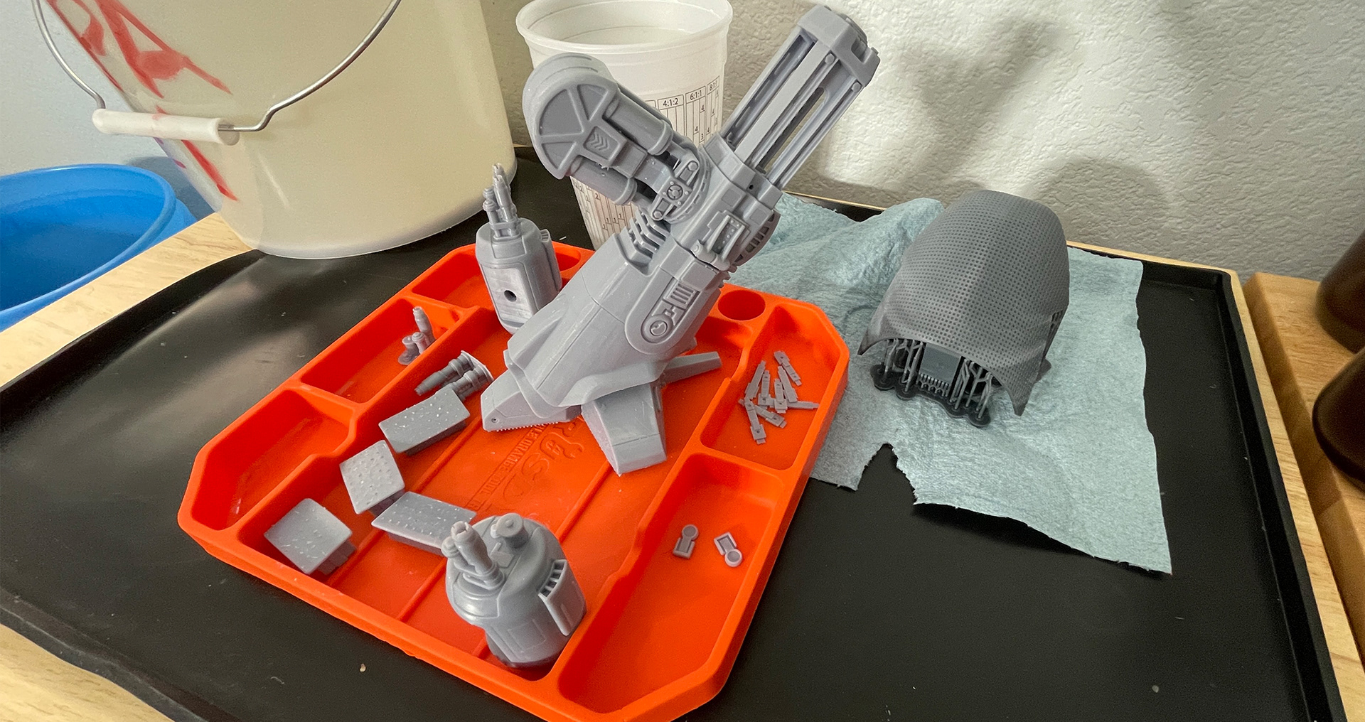 Work in Progress ED 209_model sourced from thingiverse.com