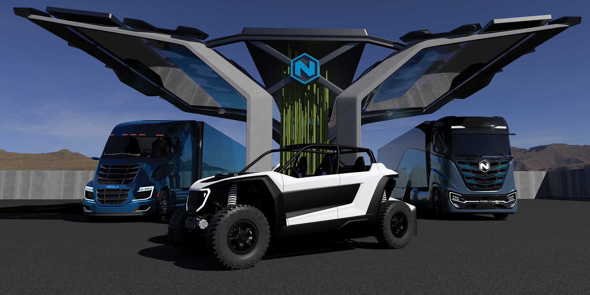 Lead Sculptor/ Designer/ Visualization Artist 2019 Nikola World Hydrogen Station
