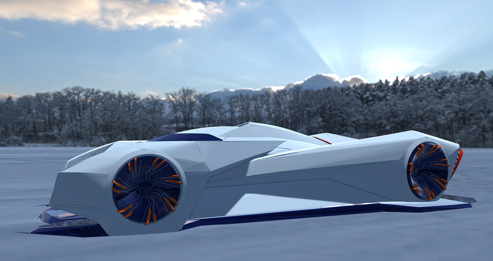 Volume Sketch Daytona: HDR rendered in Gravity Sketch.