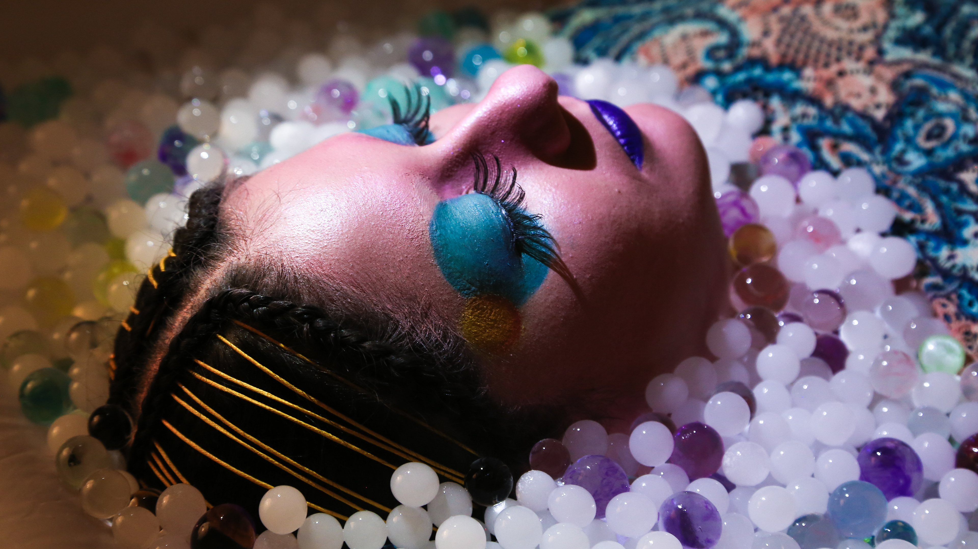 Character makeup transformation. Ilandria's "I Don't Belong Here" music video shoot. April 2017.